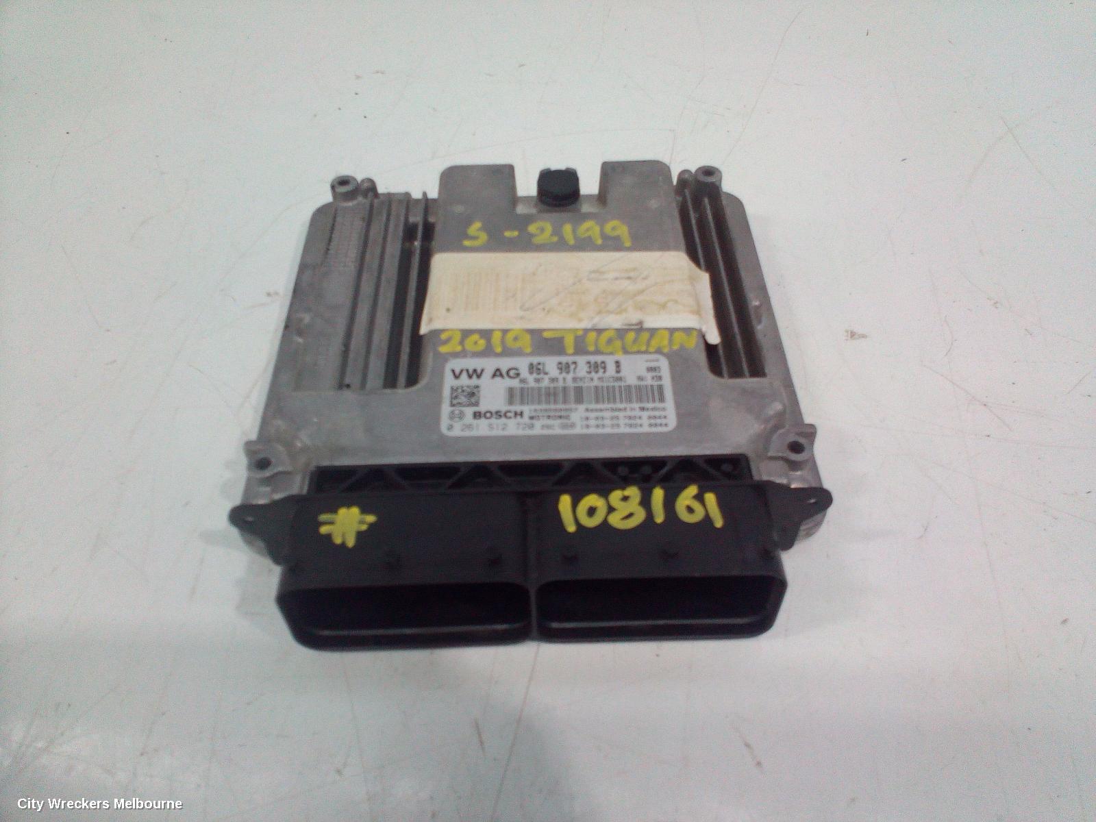 VOLKSWAGEN TIGUAN ECU, ENGINE ECU, 2.0, PETROL, ECU ONLY, DGVA CODE, 5NA, 06/2016 ONWARDS - Image 1