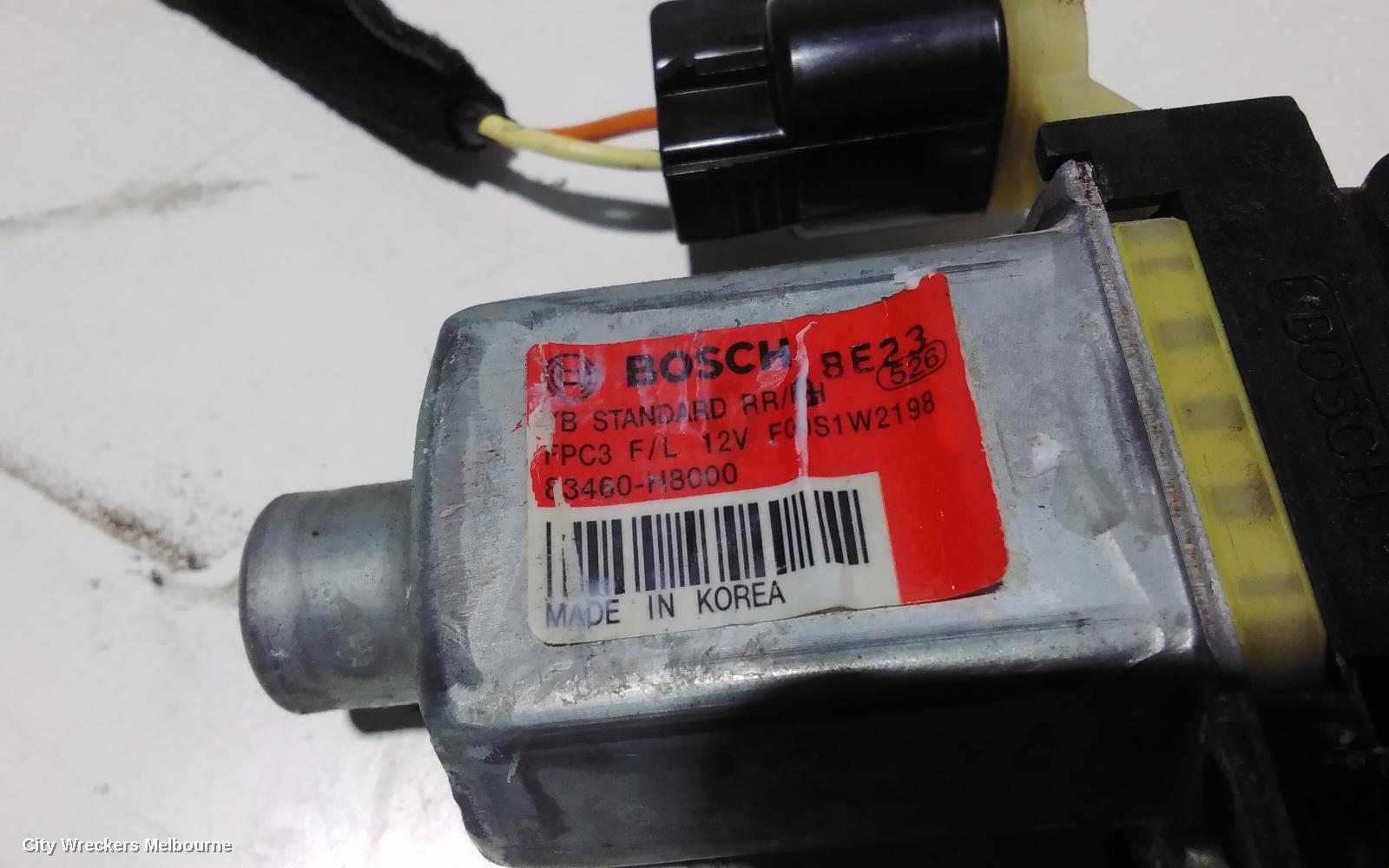 KIA RIO RIGHT REAR WND REG/MOTOR, YB, 12/2016 - 06/2023 - Image 3
