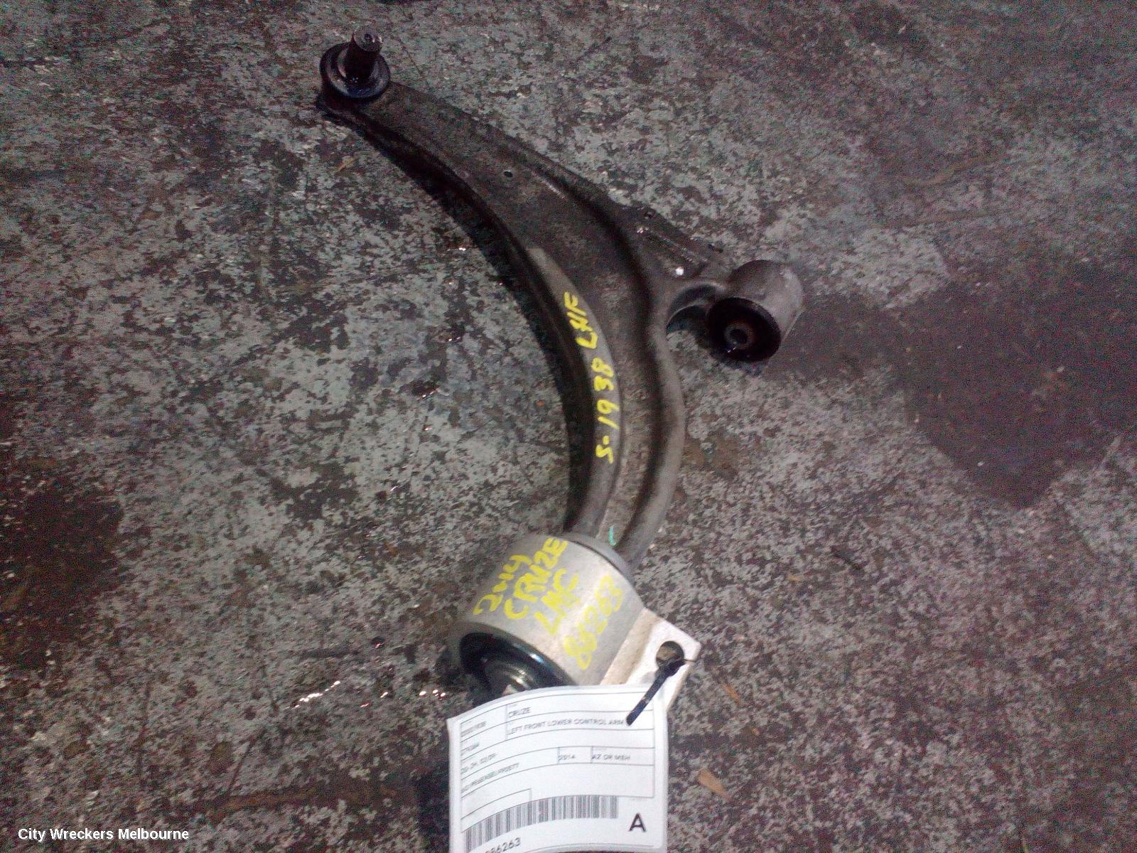 HOLDEN CRUZE LEFT FRONT LOWER CONTROL ARM, JG-JH, 03/2009 ONWARDS - Image 1