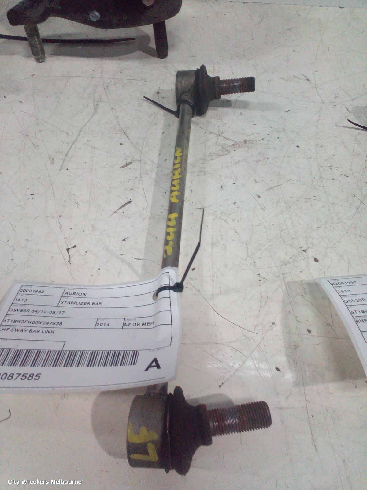 TOYOTA AURION STABILISER BAR, GSV50R 04/2012 - 08/2017 - Image 1