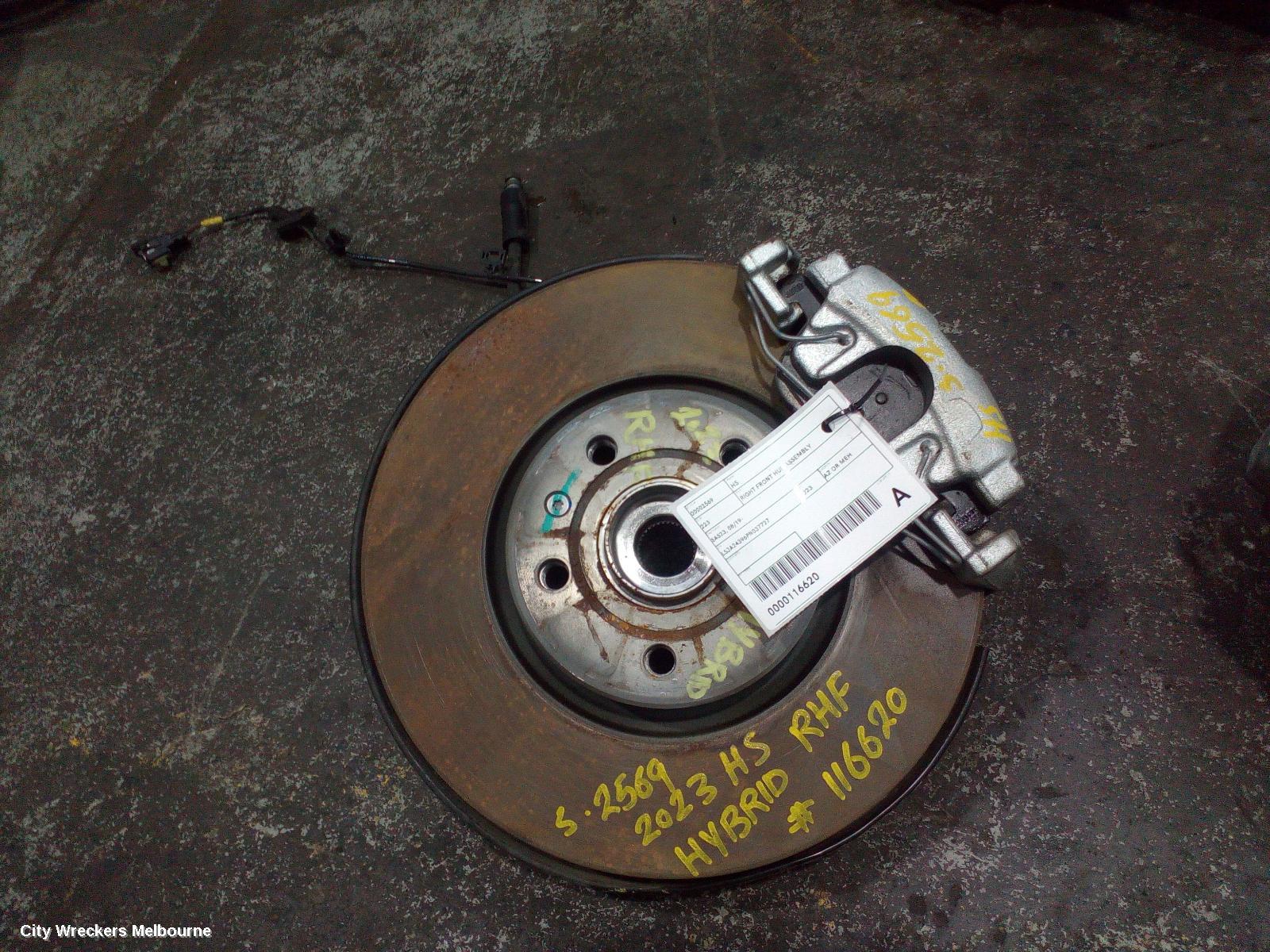 MG HS RIGHT FRONT HUB ASSEMBLY, SAS23, 08/2019 - 12/2024 - Image 3
