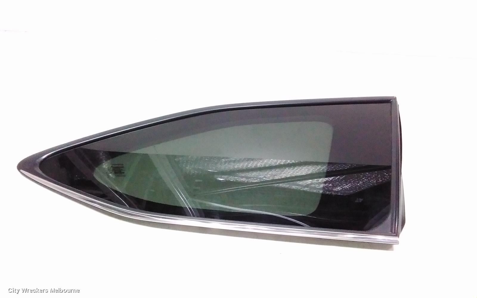 TOYOTA KLUGER RIGHT REAR 1/4 DOOR GLASS, XU70 SERIES, 03/2021 ONWARDS - Image 2