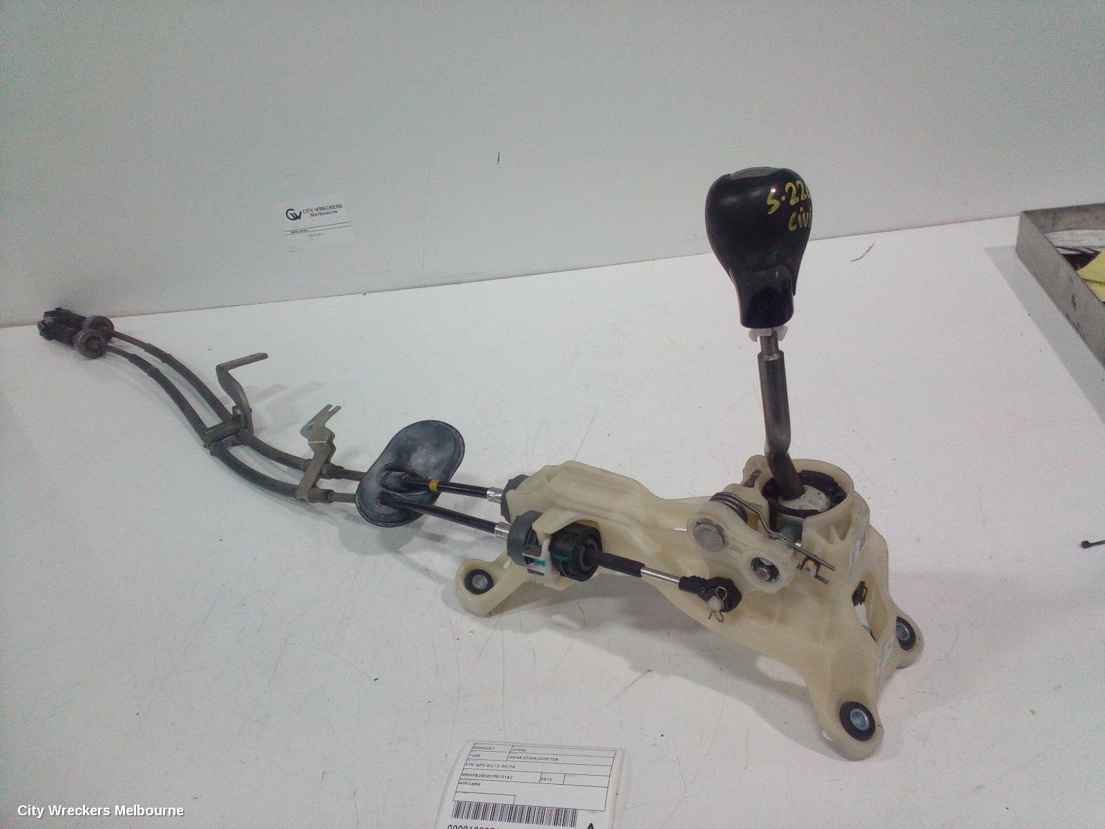 HONDA CIVIC GEAR STICK/SHIFTER, 9TH GEN 02/2012 - 05/2016 - Image 2