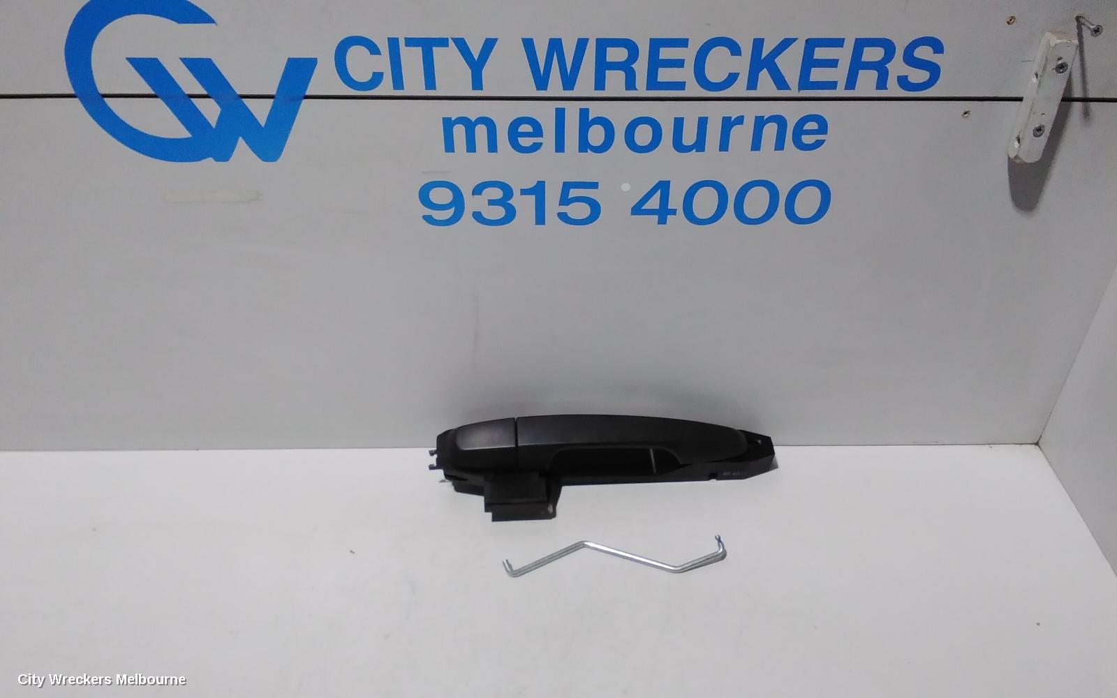 MITSUBISHI TRITON DOOR HANDLE, LH FRONT, OUTER, BLACK, GLX, MQ-MR, 03/2015 - 10/2023 - Image 1