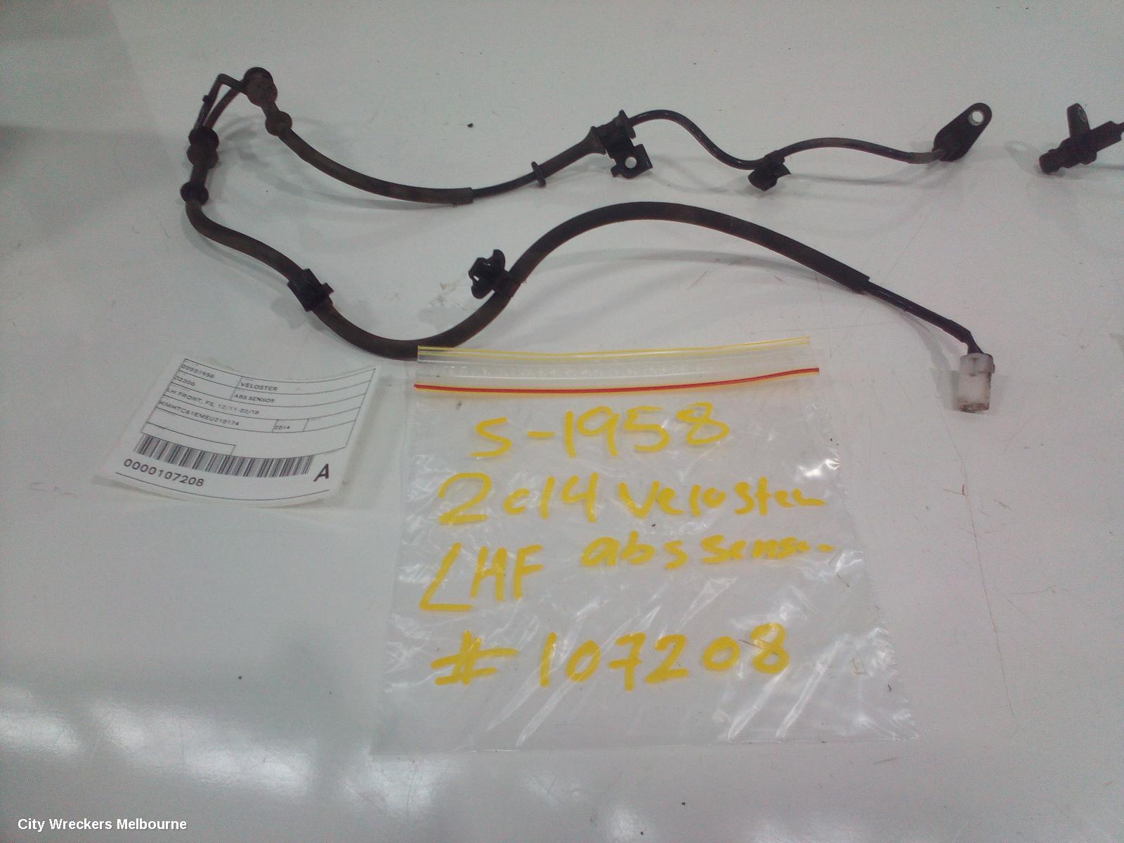 HYUNDAI VELOSTER ABS SENSOR, LH FRONT, FS, 12/2011 - 02/2018 - Image 1