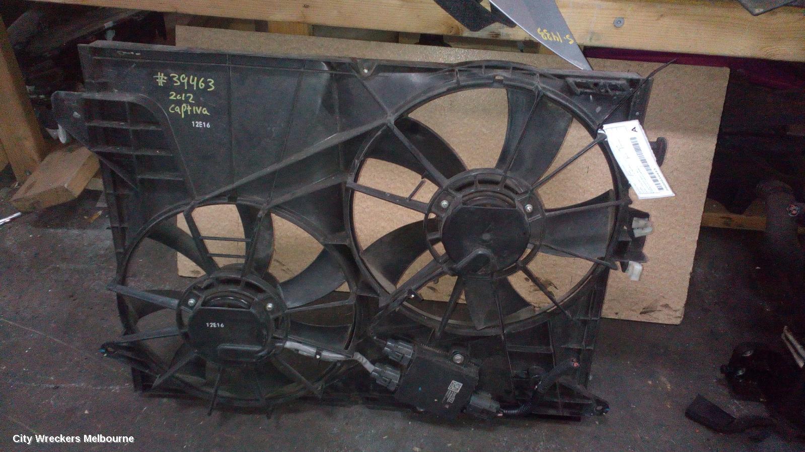 HOLDEN CAPTIVA FAN, DUAL FAN ASSY, 3.0, PETROL, CG, 01/2011 - 06/2018 - Image 1