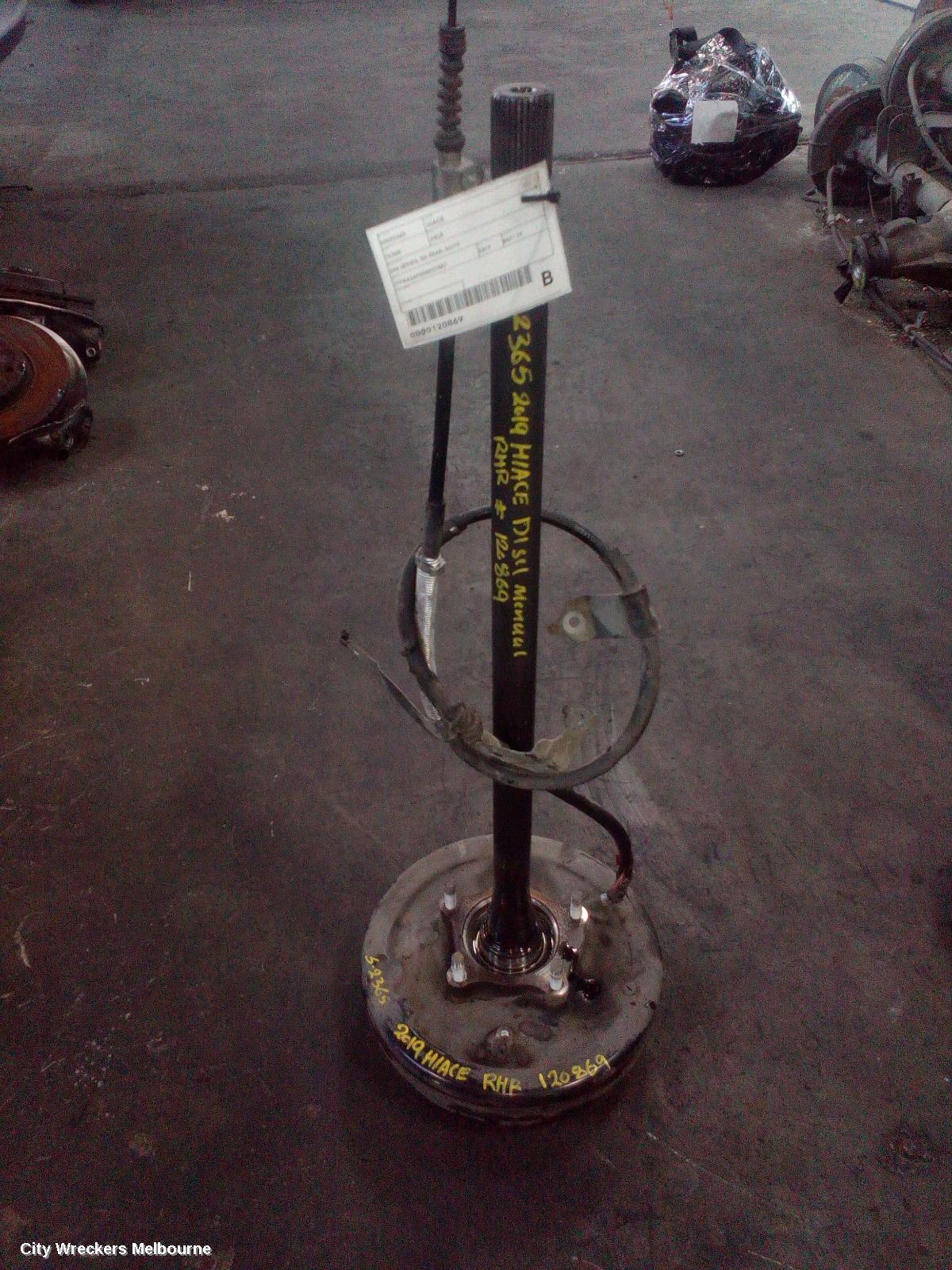 TOYOTA HIACE AXLE, 300 SERIES, RH REAR, 02/2019 ONWARDS - Image 1