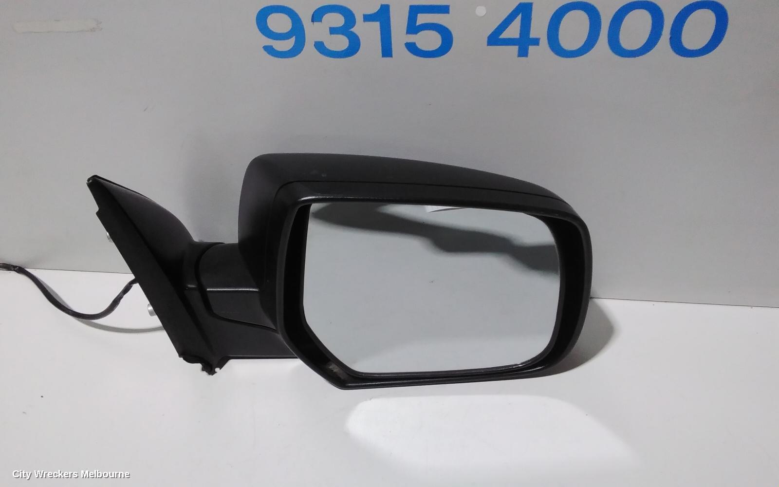 FORD RANGER RIGHT DOOR MIRROR, POWER, UTE, BLACK, PJ, 12/2006 - 03/2009 - Image 2