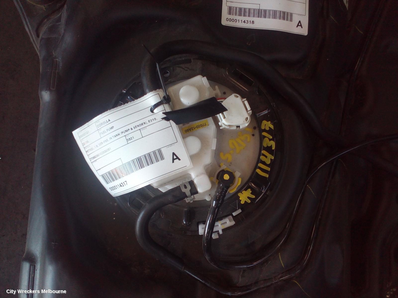 TOYOTA COROLLA FUEL PUMP, PETROL, 1.8, 2ZR-FXE, IN TANK (PUMP & SENDER), E210, 07/2018 ONWARDS - Image 2