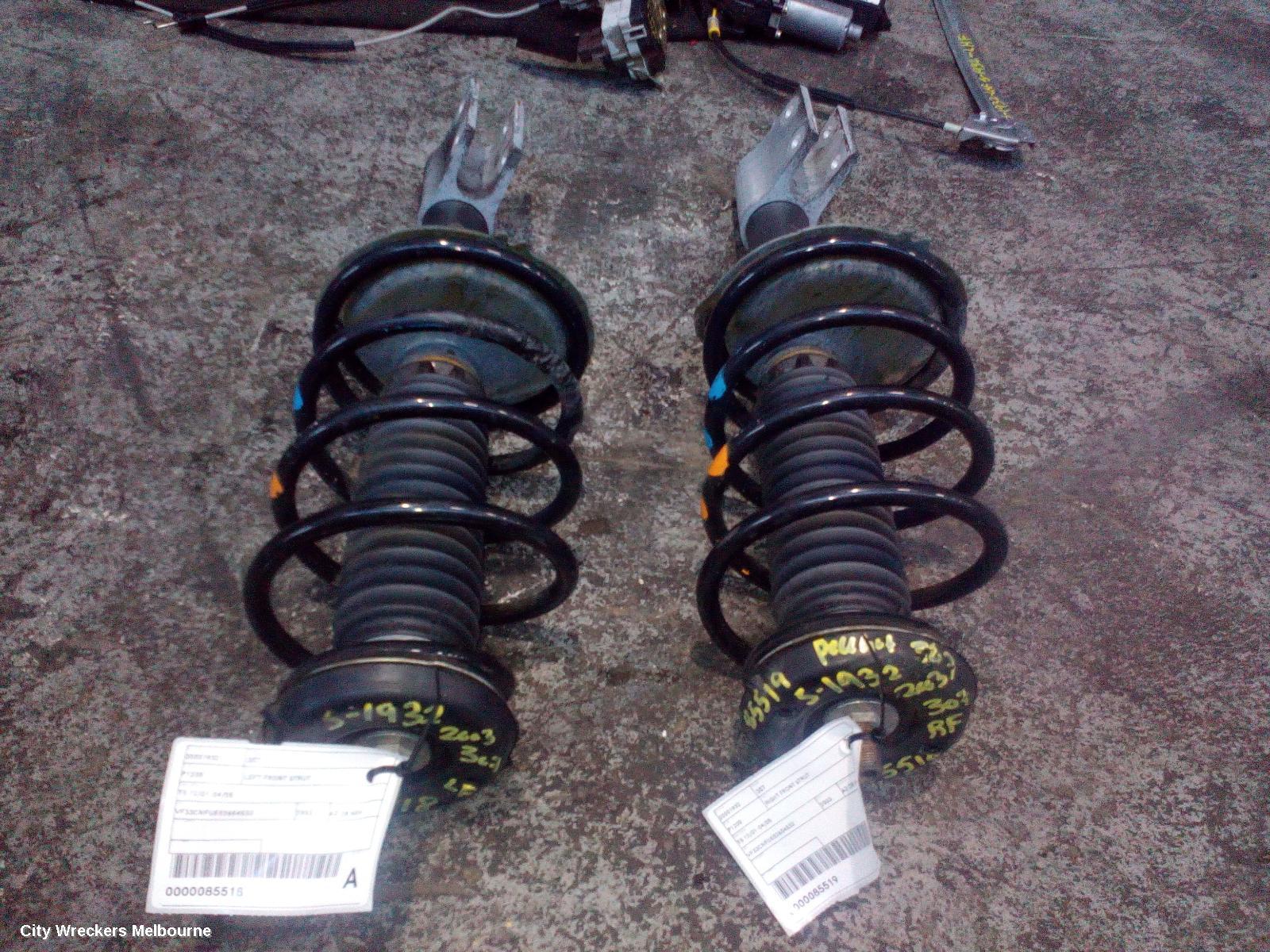 PEUGEOT 307 RIGHT FRONT STRUT, T5 12/2001 - 04/2005 - Image 3