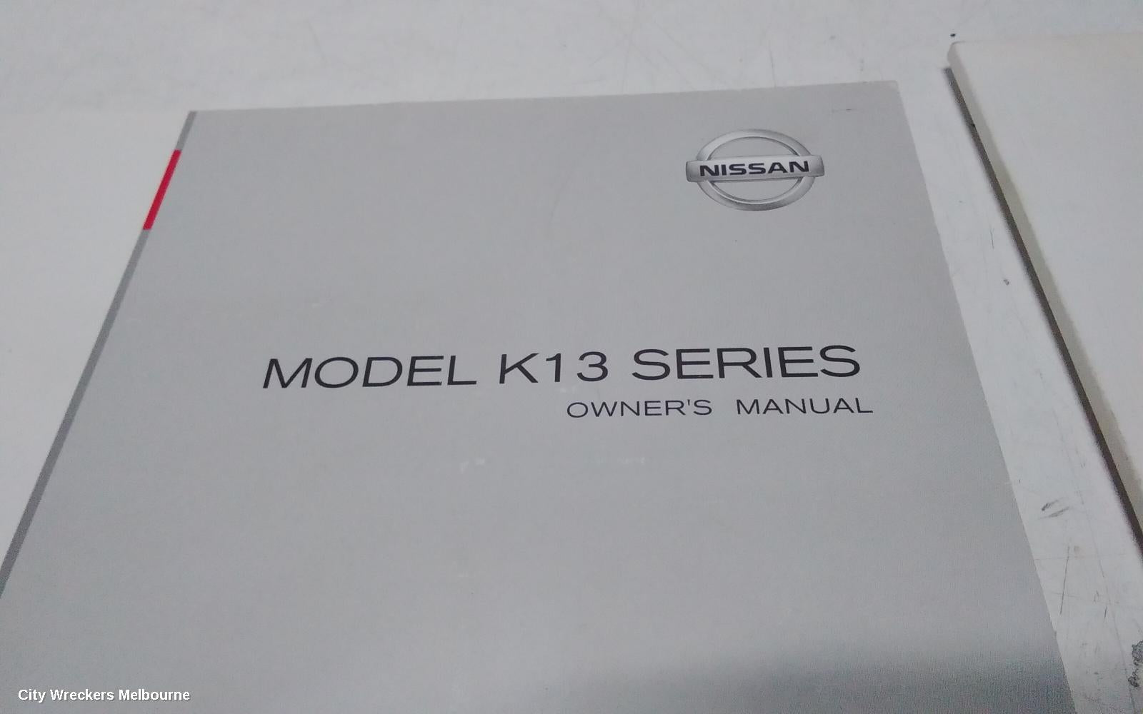 NISSAN MICRA OWNERS HANDBOOK, K13, 11/2010 - 12/2016 - Image 3