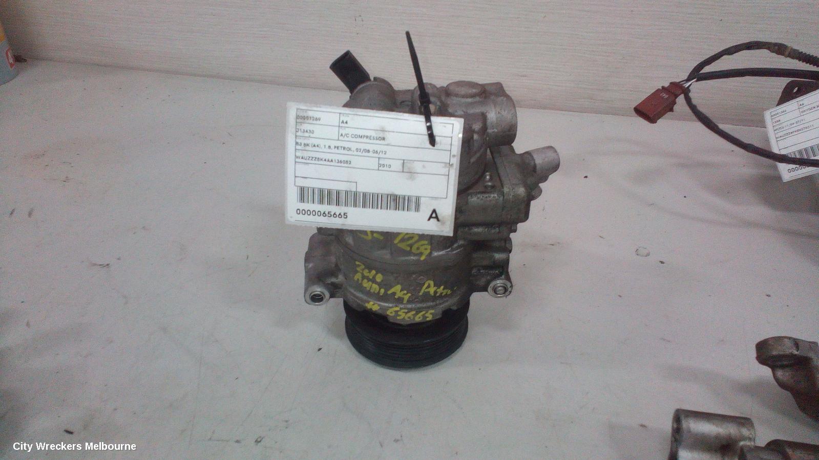 AUDI A4 A/C COMPRESSOR, B8 8K (A4), 1.8, PETROL, 02/2008 - 06/2012 - Image 3
