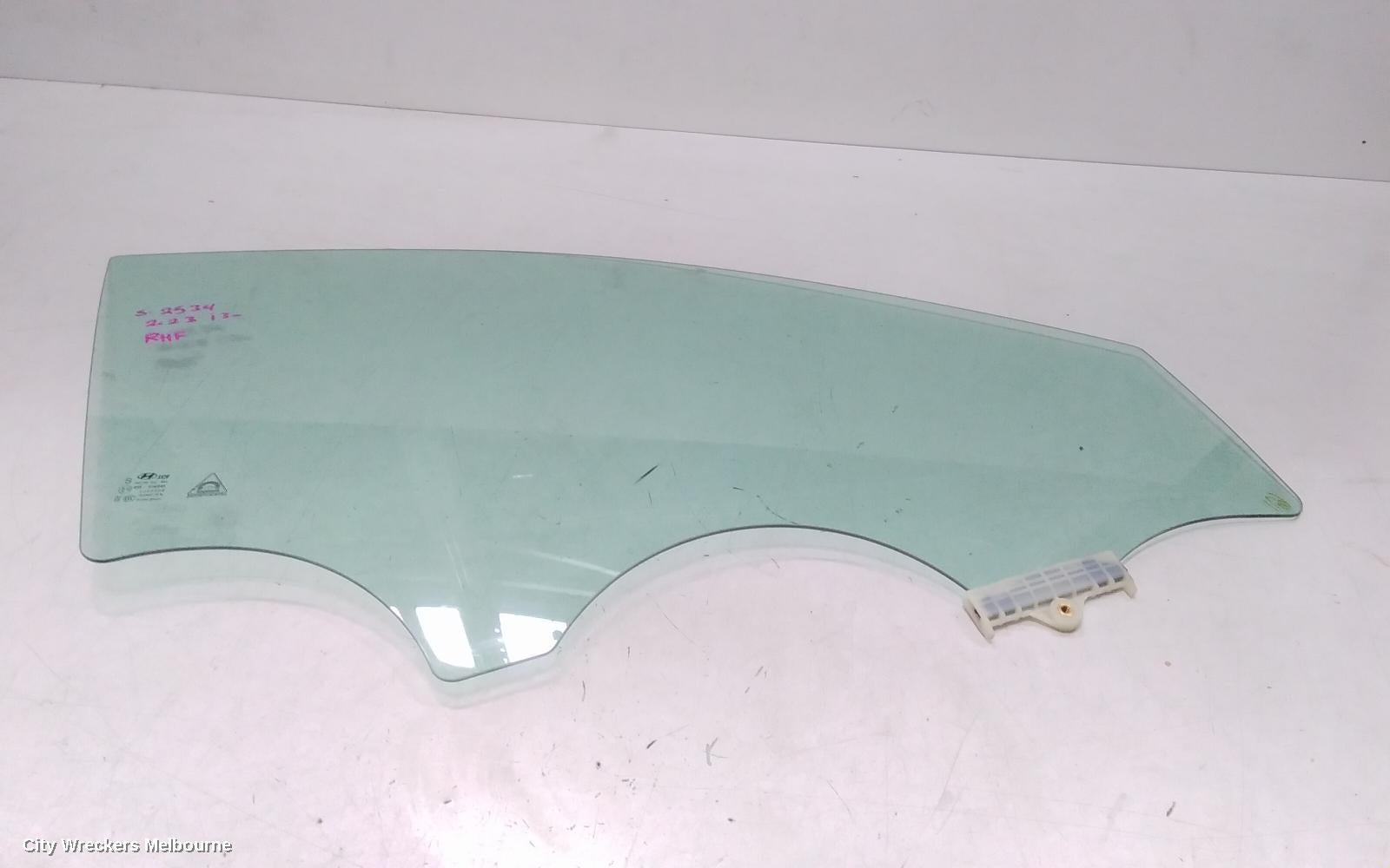HYUNDAI I30 RIGHT FRONT DOOR WINDOW, PD, HATCH, N TYPE, 10/2018 ONWARDS - Image 2