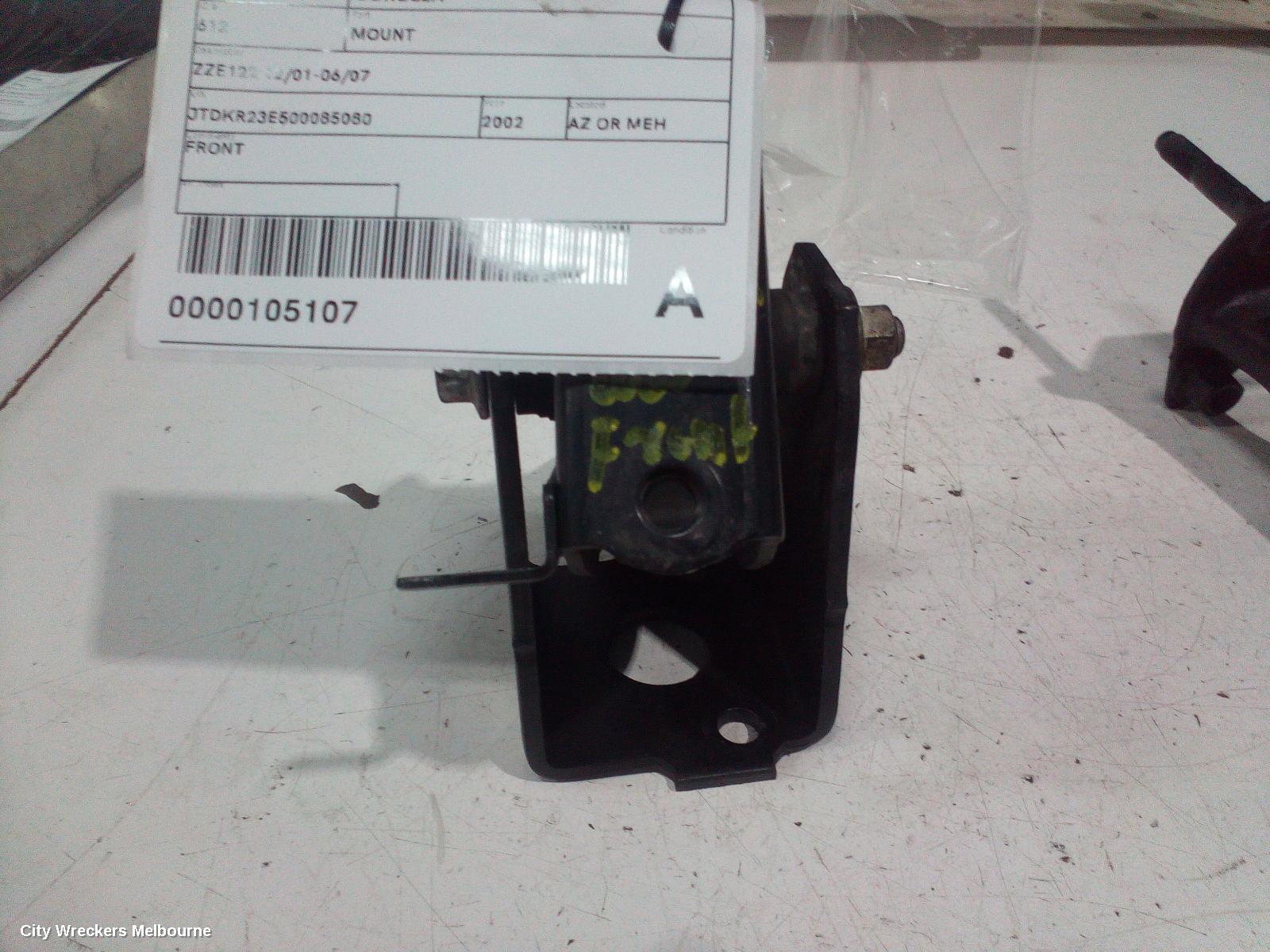 TOYOTA COROLLA MOUNT, ZZE122 12/2001 - 06/2007 - Image 1