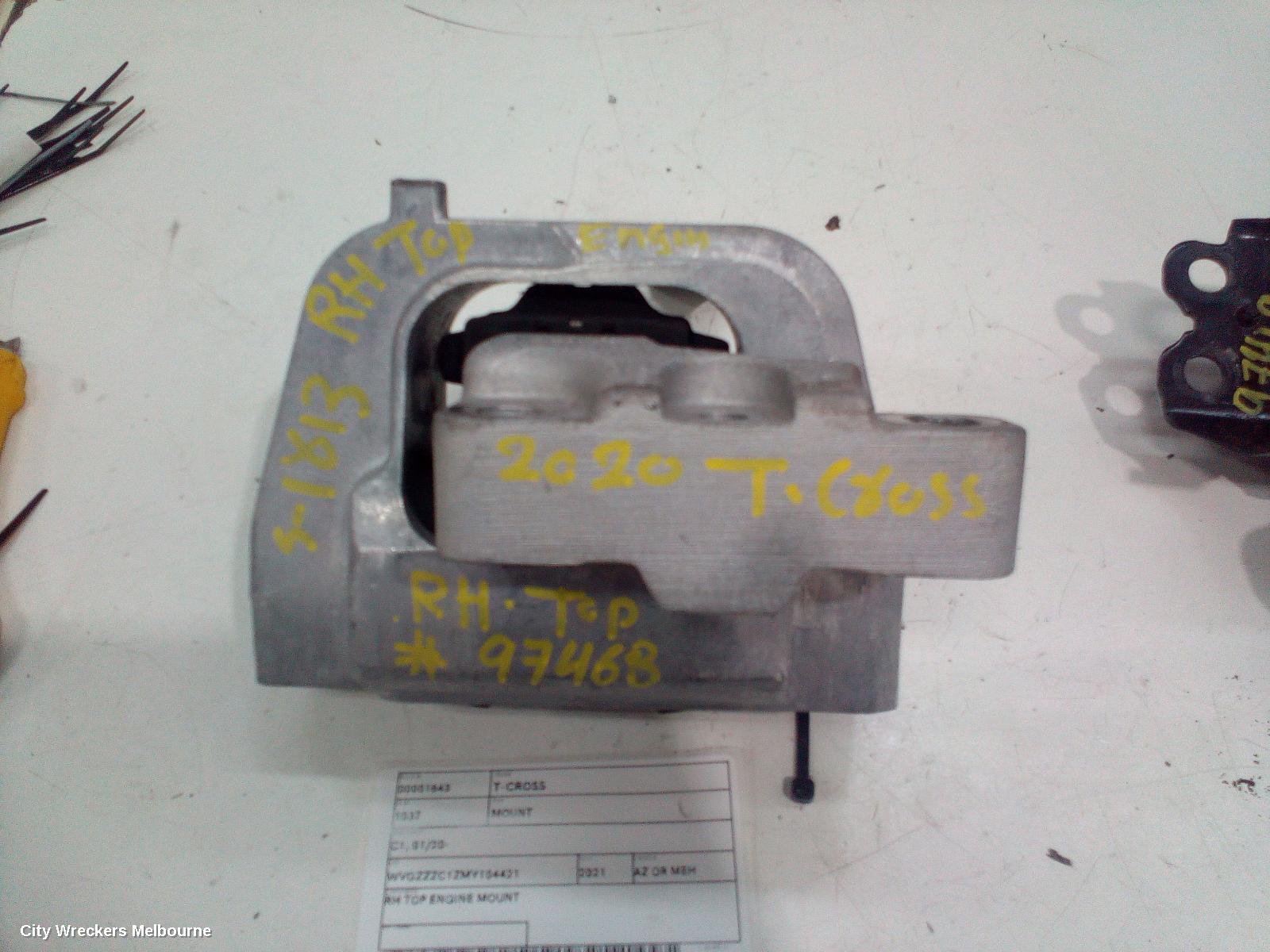 VOLKSWAGEN T-CROSS MOUNT, C1, 01/2020 ONWARDS - Image 1