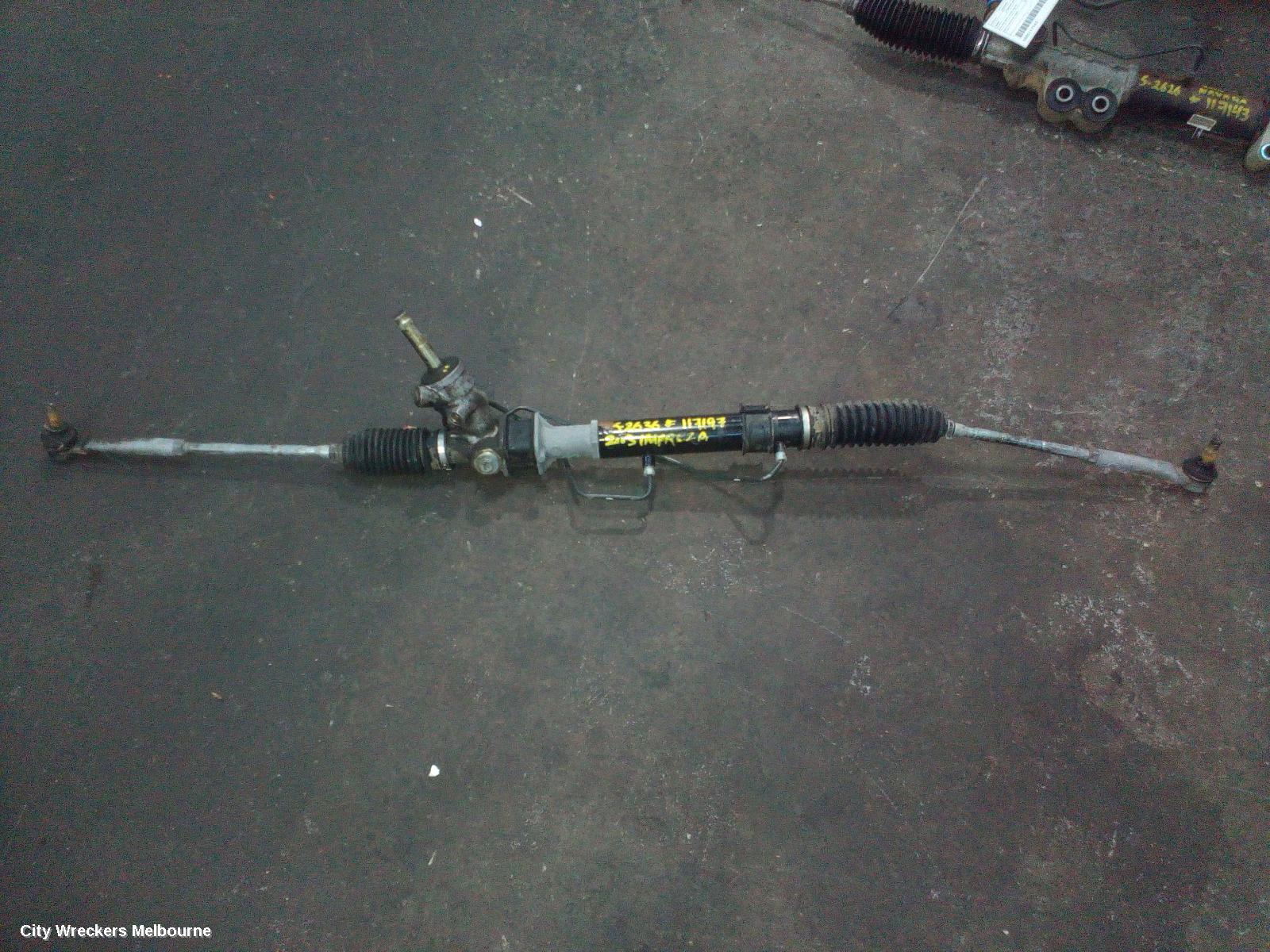 SUBARU IMPREZA STEERING BOX/RACK, GX/RX, HATCH/SEDAN, FIXED HEAD, 08/2001 - 06/2007 - Image 1