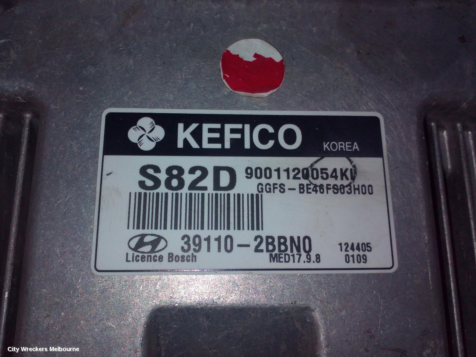 HYUNDAI VELOSTER ECU, ENGINE ECU, NON TURBO, AUTO T/M, P/N 391102BBN0, ECU ONLY, FS, 12/2011 - 02/2018 - Image 2