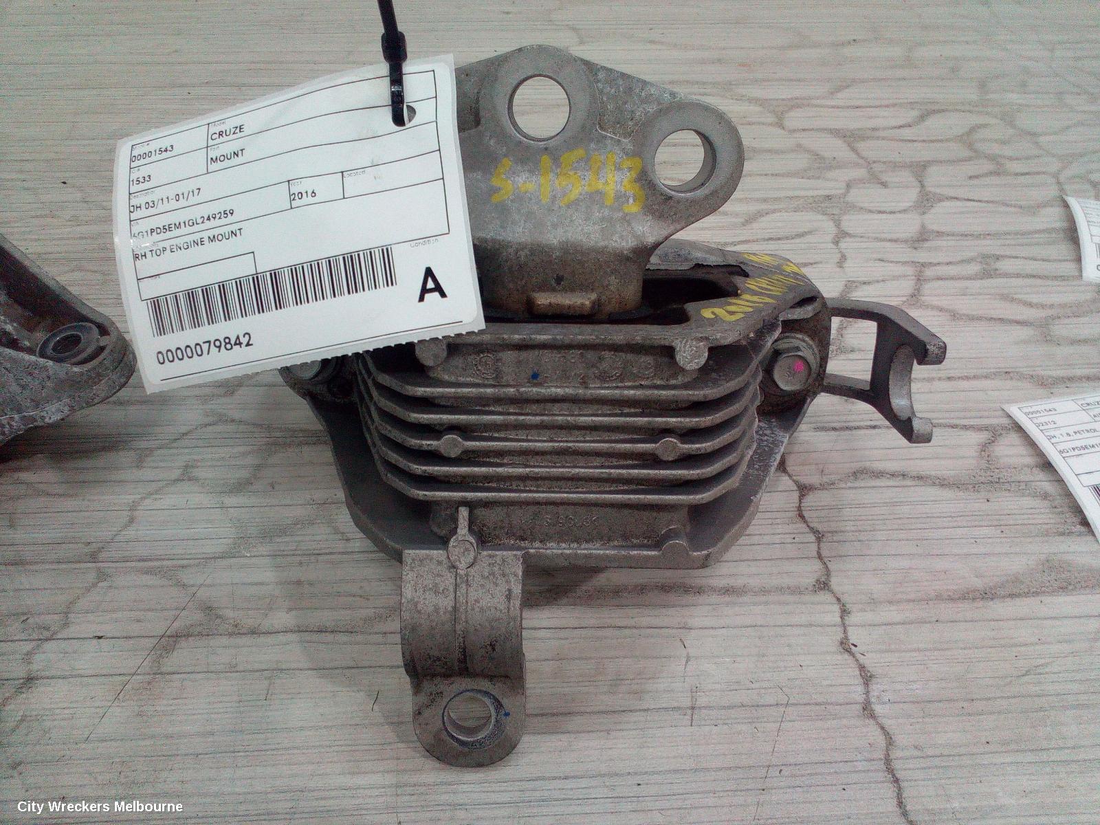 HOLDEN CRUZE MOUNT, JH 03/2011 - 01/2017 - Image 1