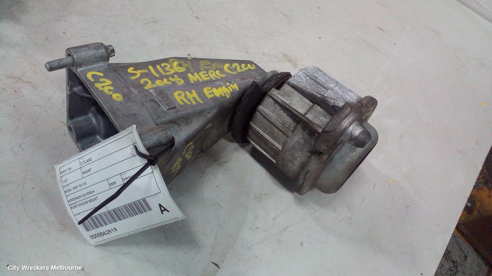 MERCEDES C CLASS MOUNT, RH SIDE, PETROL, 1.8, S/CHARGED, W204, C180K, 271.952 CODE, 07/2007 - 12/2009 - Image 1