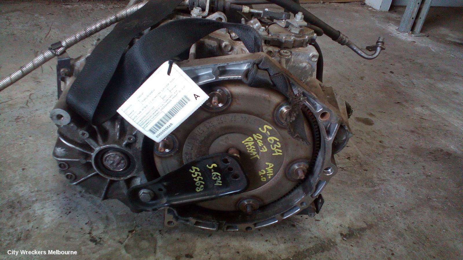 VOLKSWAGEN PASSAT TRANS/GEARBOX, AUTO, FWD, PETROL, 2.0, 3C/MK6 B6, JUD CODE, 03/2006 - 02/2010 - Image 1