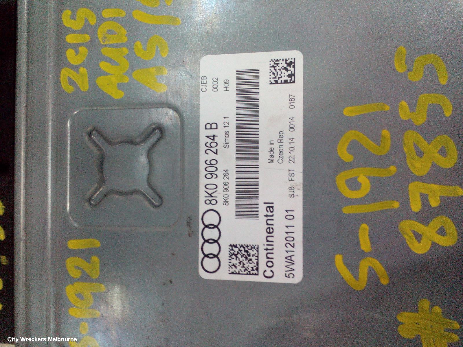 AUDI A5 ECU, ENGINE ECU, 1.8, PETROL, CJEB CODE, ECU ONLY, 8T, 10/2011 - 11/2016 - Image 1