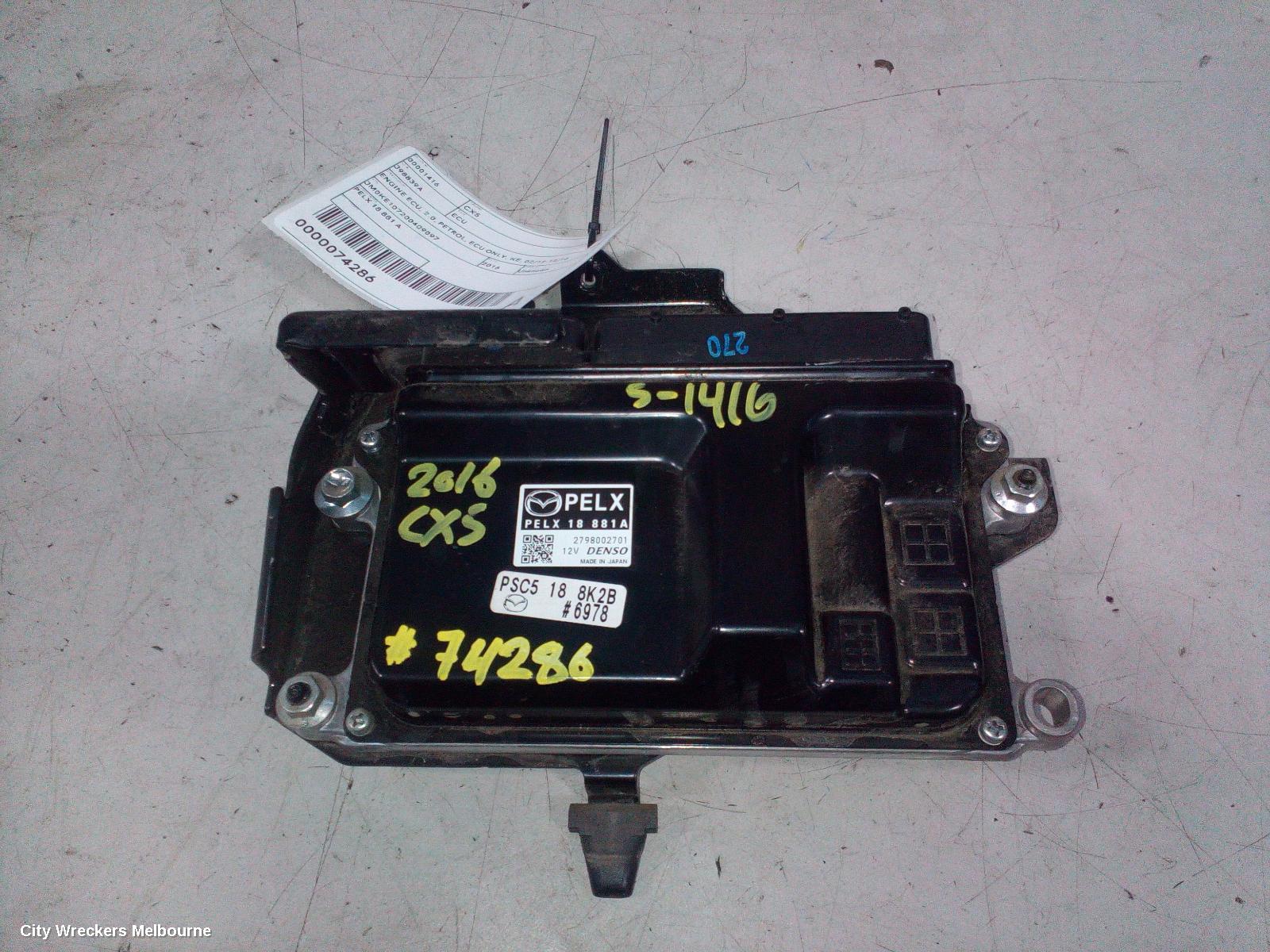 MAZDA CX5 ECU, ENGINE ECU, 2.0, PETROL, ECU ONLY, KE, 02/2012 - 12/2016 - Image 2