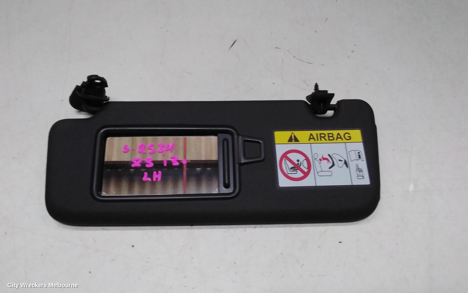 HYUNDAI I30 SUNVISOR, PD, LH SIDE, GREY, 03/2017 ONWARDS - Image 2