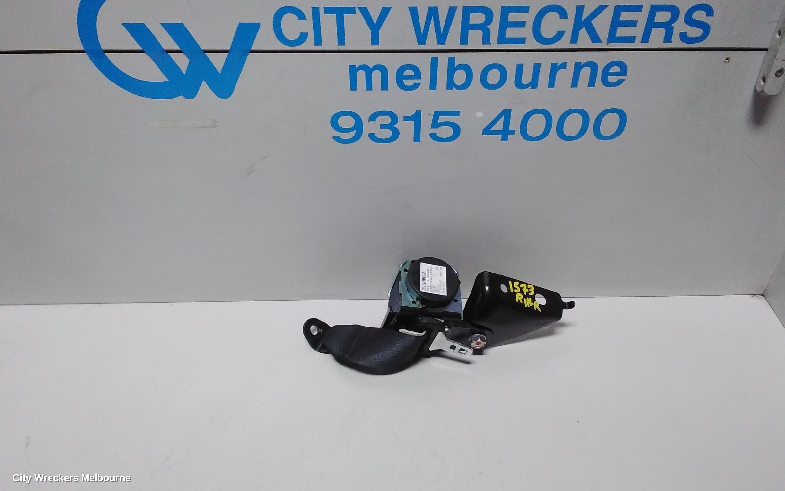MITSUBISHI ASX SEATBELT/STALK, RH REAR, SEAT BELT ONLY, XA-XE, 06/2010 ONWARDS - Image 1