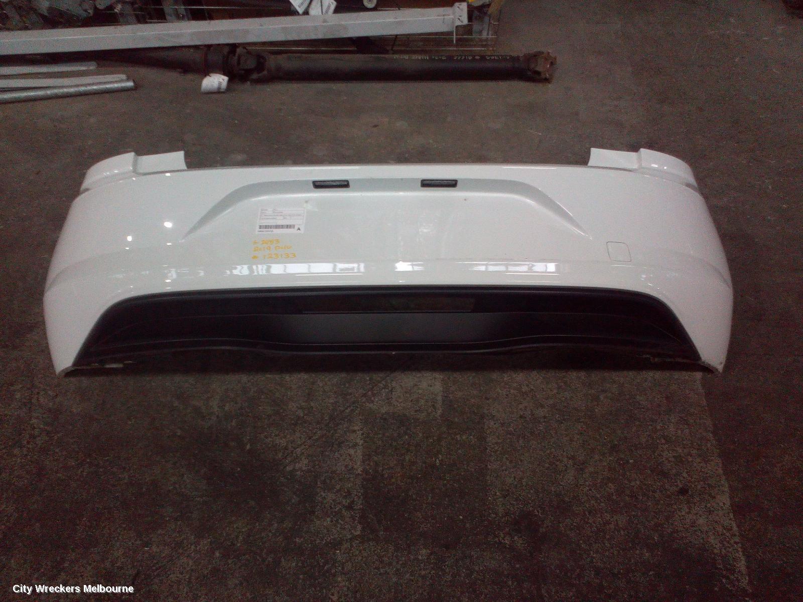 VOLKSWAGEN POLO REAR BUMPER, AW, TRENDLINE/COMFORTLINE/STYLE, NON PARK SENSOR TYPE, 09/2017 - 01/2022 - Image 1