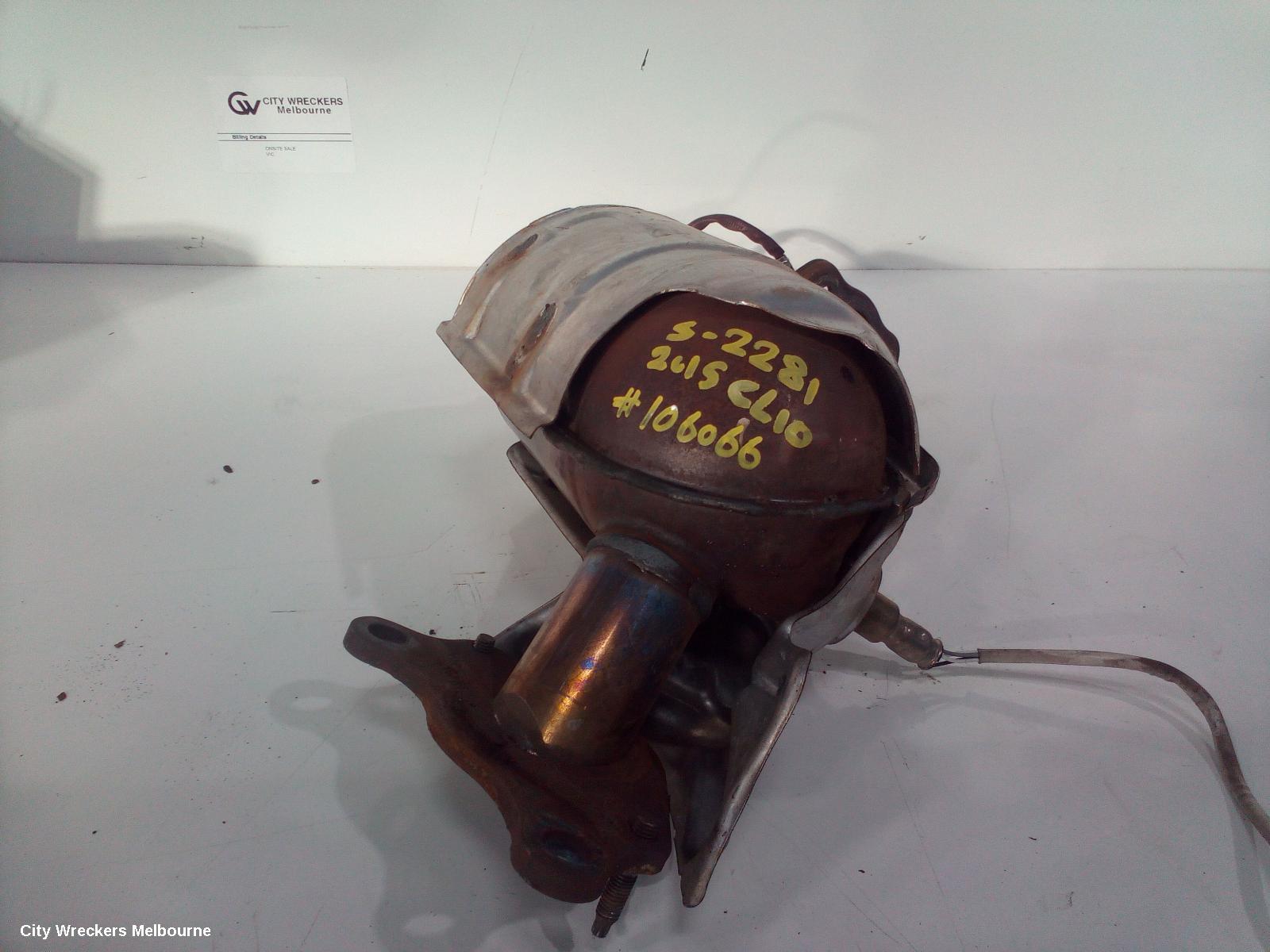 RENAULT CLIO CATALYTIC CONVERTER, X98, 09/2013 - 10/2019 - Image 1