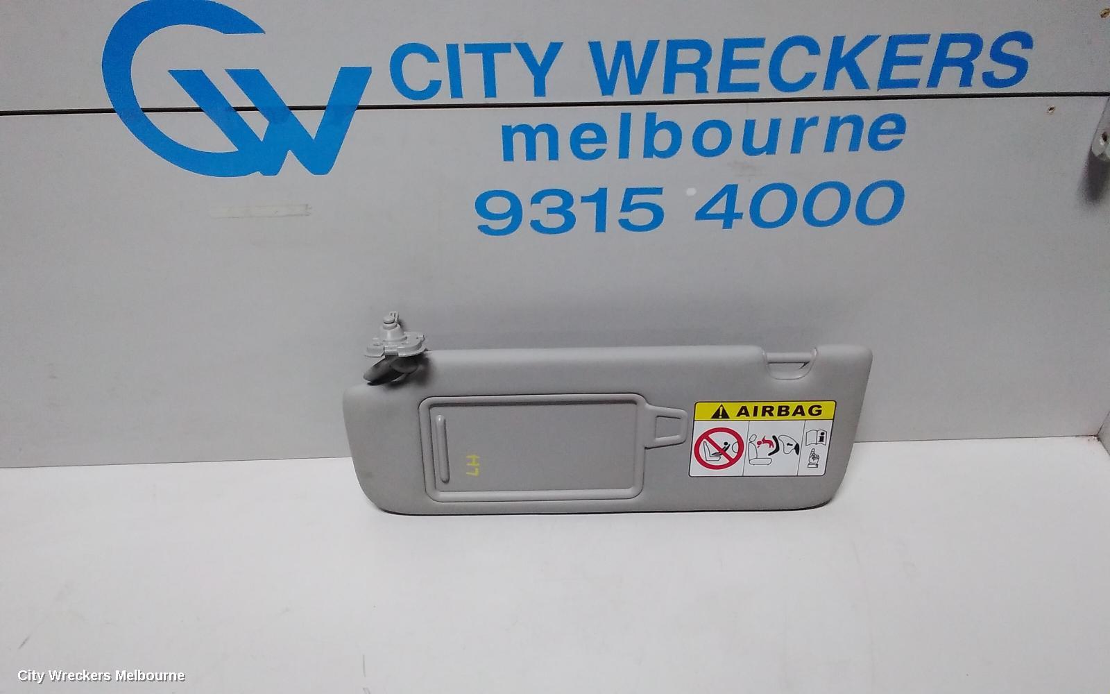 KIA SPORTAGE SUNVISOR, QL, GREY, LH SIDE, 10/2015 - 08/2021 - Image 1