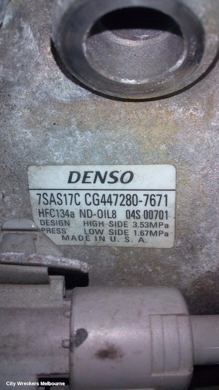 TOYOTA KLUGER A/C COMPRESSOR, 3.5, 2GR-FE, PETROL, GSU50/GSU55, 03/2014 - 10/2016 - Image 1