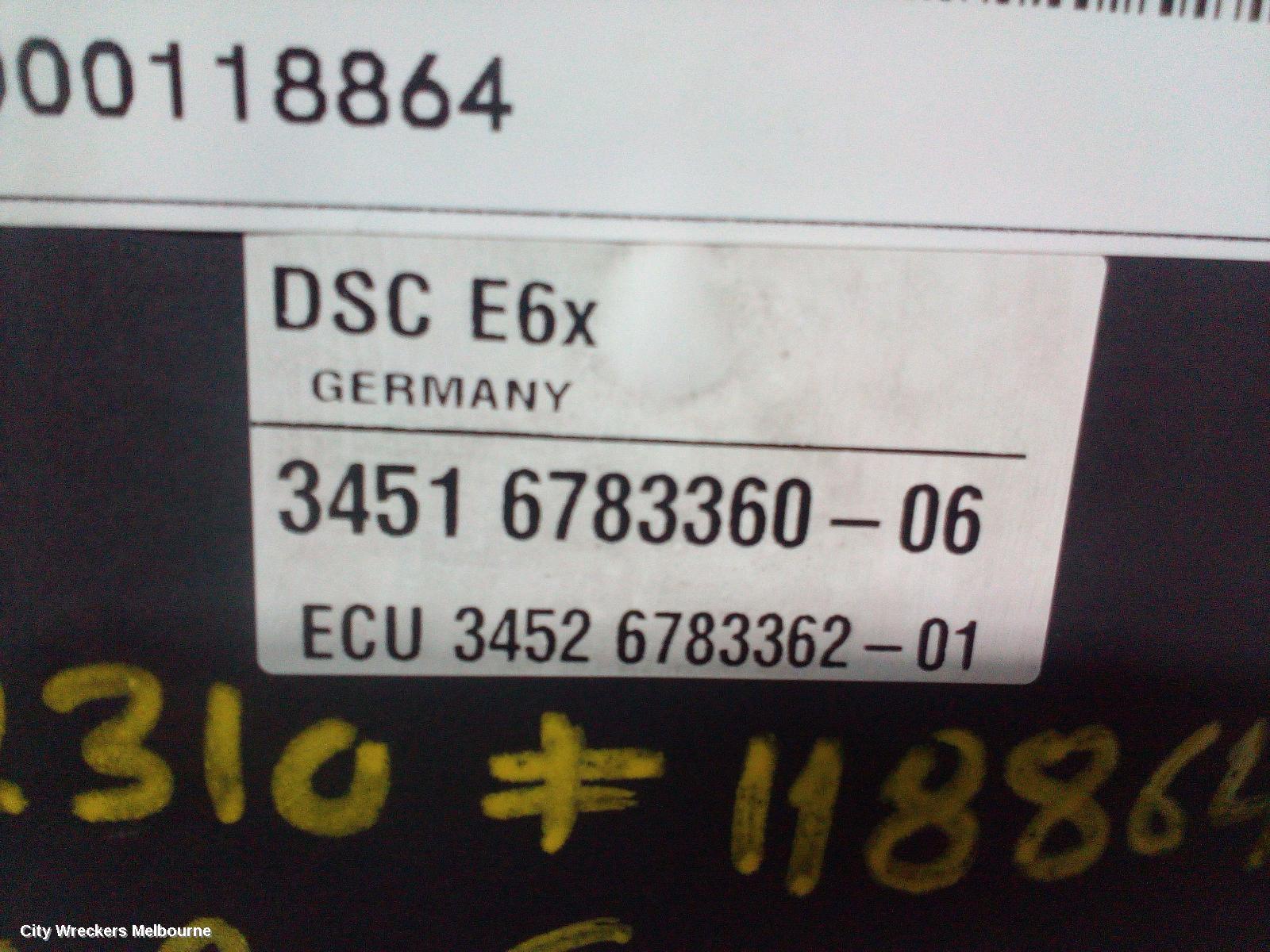 BMW 5 SERIES ABS PUMP/MODULATOR, E60, ON MODULE P/N 34516783360, ON ALLOY P/N 0265250217 P/N 34516774679, 10/2003 - 04/2010 - Image 3