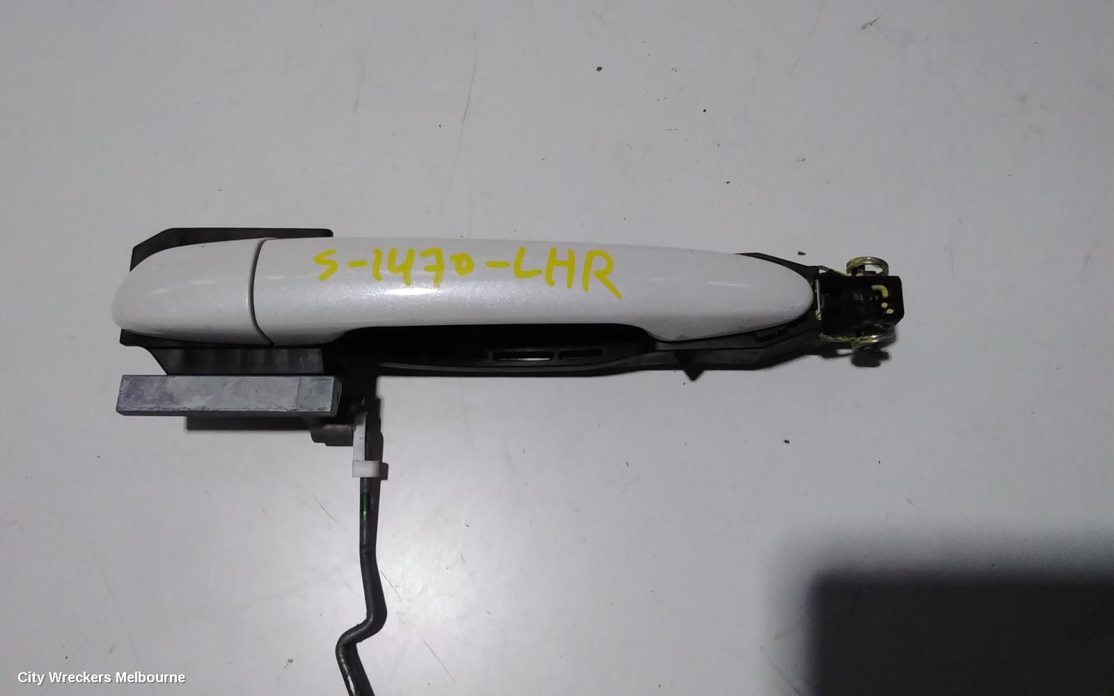 MAZDA CX3 DOOR HANDLE, OUTER, LH REAR, DK, 03/2015 ONWARDS - Image 1