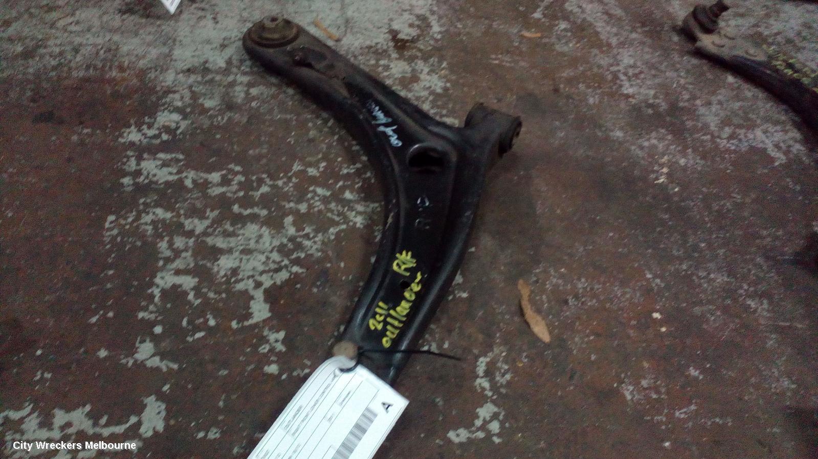 MITSUBISHI OUTLANDER RIGHT FRONT LOWER CONTROL ARM, ZH, 09/2009 - 10/2012 - Image 1