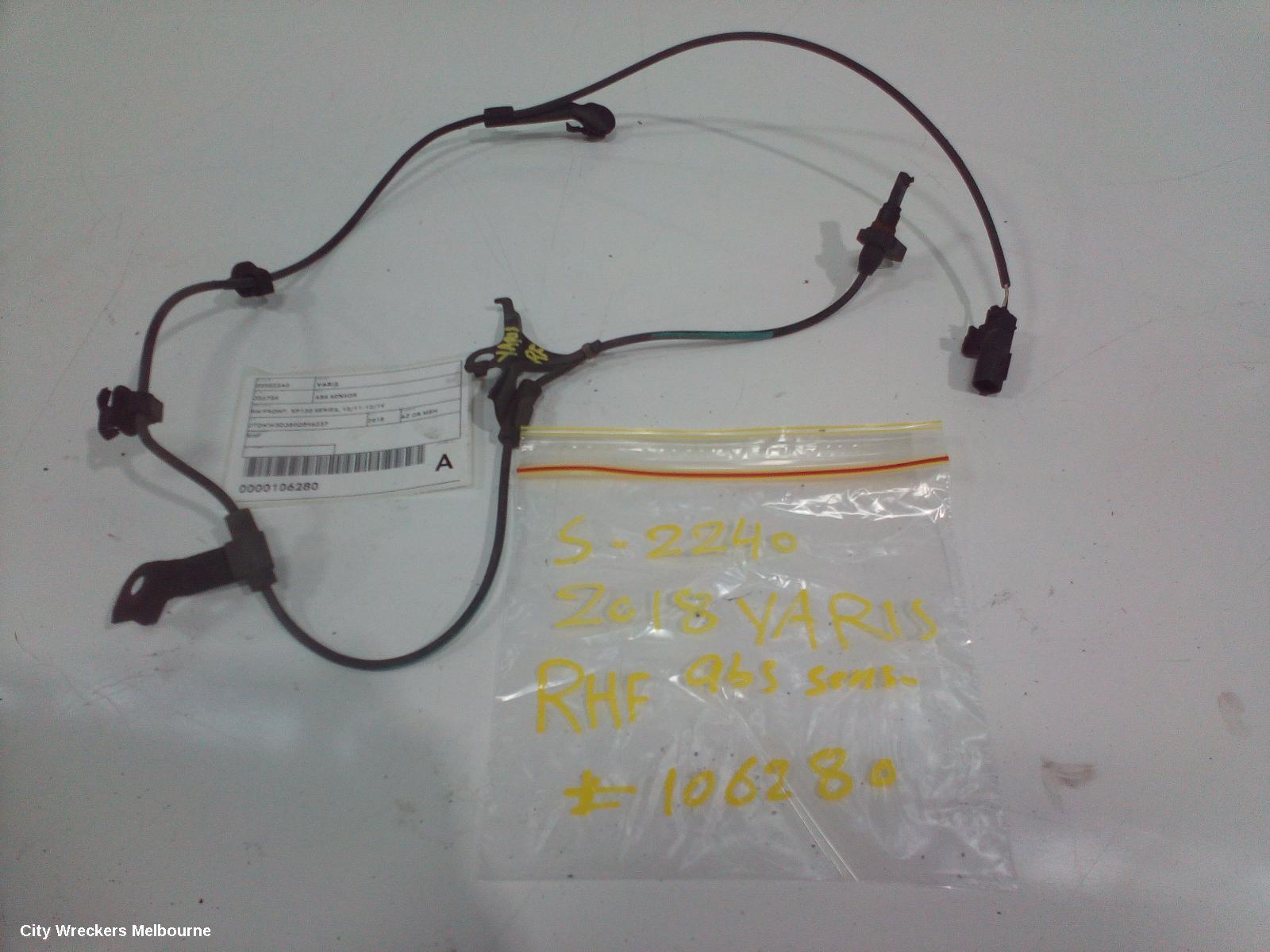 TOYOTA YARIS ABS SENSOR, RH FRONT, XP130 SERIES, 10/2011 - 12/2019 - Image 2