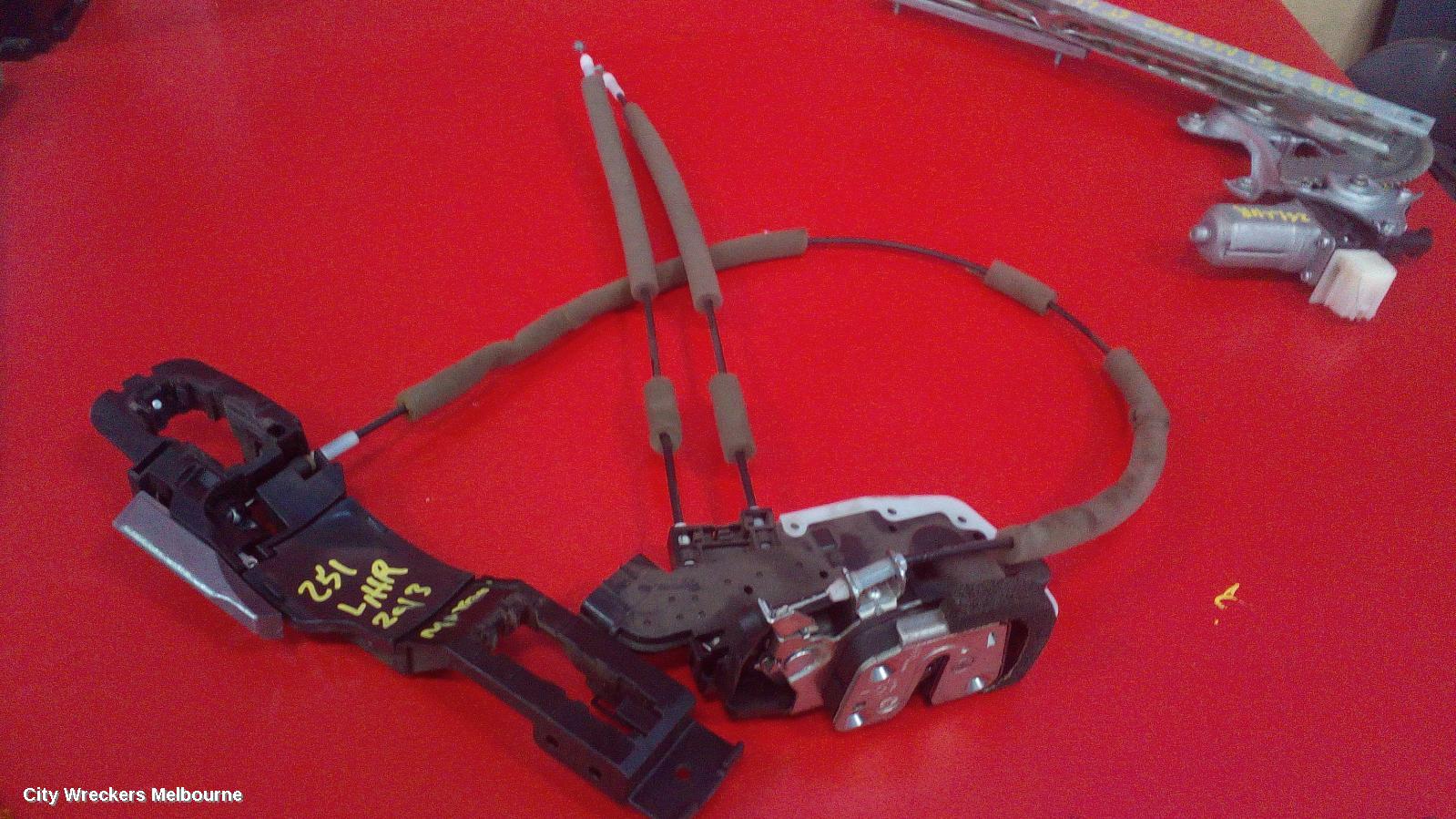 NISSAN MURANO DOOR/BOOT/GATE LOCK, LEFT REAR DOOR LOCK, Z51, 12/2008 - 12/2014 - Image 1