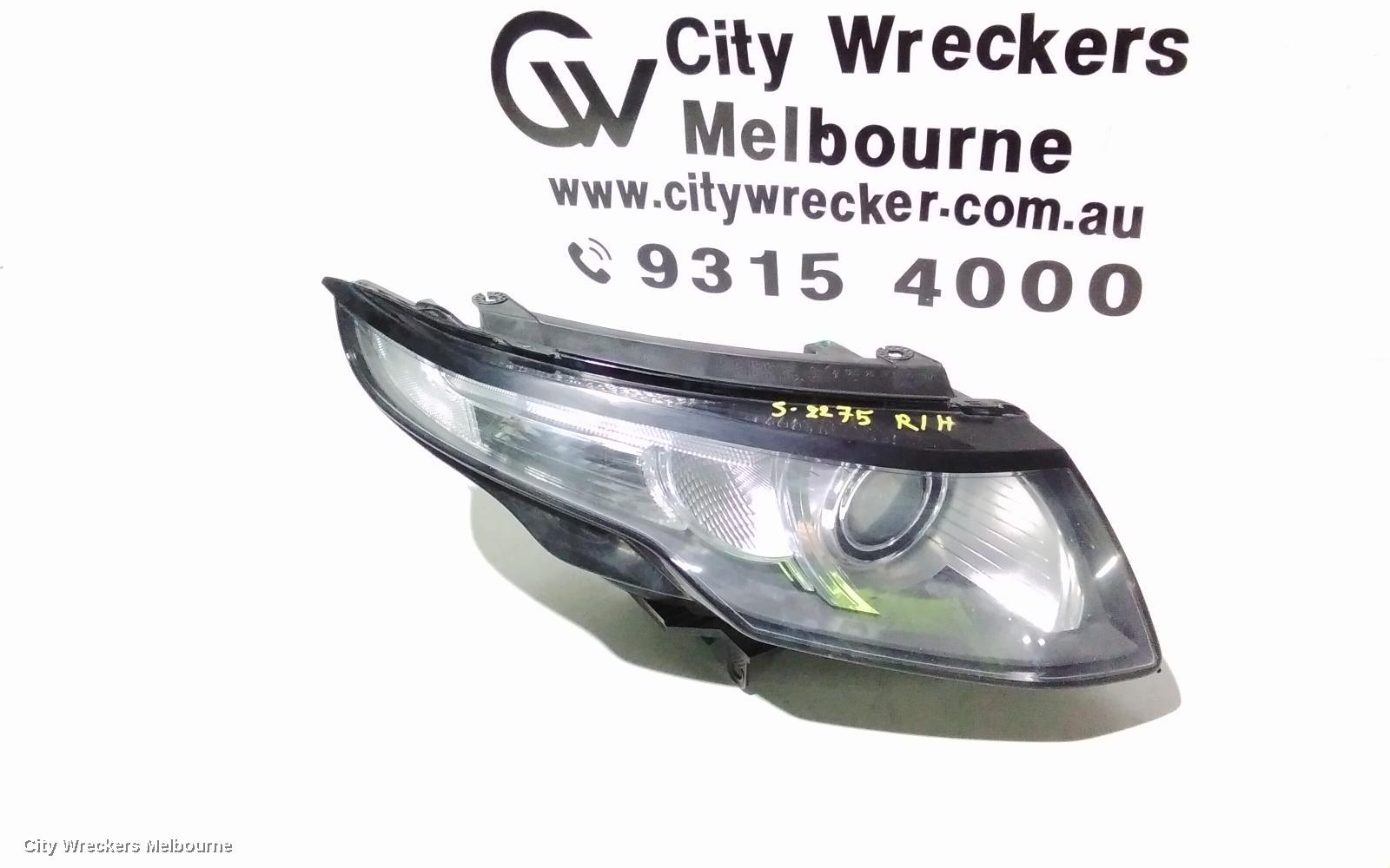 LAND ROVER RANGEROVER EVOQUE RIGHT HEADLAMP, L538, HALOGEN TYPE, 11/2011 - 06/2015 - Image 2