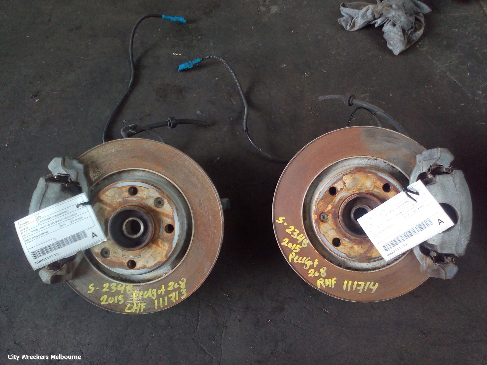 PEUGEOT 208 RIGHT FRONT HUB ASSEMBLY, A9, 1.6, PETROL, VIN VF3C*5FS (88KW), 10/2012 - 05/2015 - Image 3