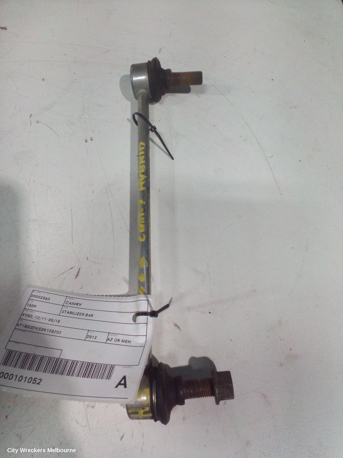 TOYOTA CAMRY STABILISER BAR, XV50, 12/2011 - 05/2015 - Image 2