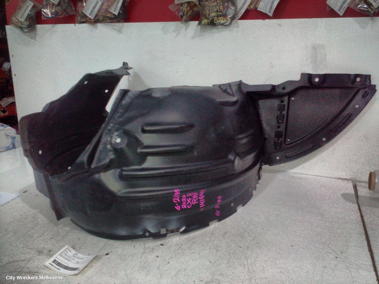 MAZDA CX8 RIGHT GUARD LINER, KG, FRONT, 05/2018 - 12/2023 - Image 2