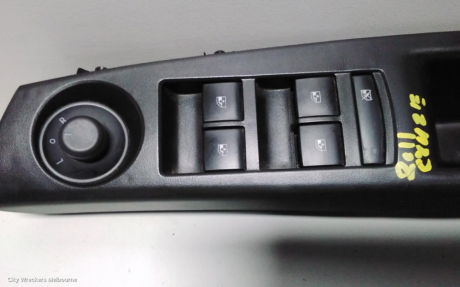 HOLDEN CRUZE PWR DR WIND SWITCH, RH FRONT (MASTER SWITCH), JH, 03/2011 - 01/2017 - Image 3