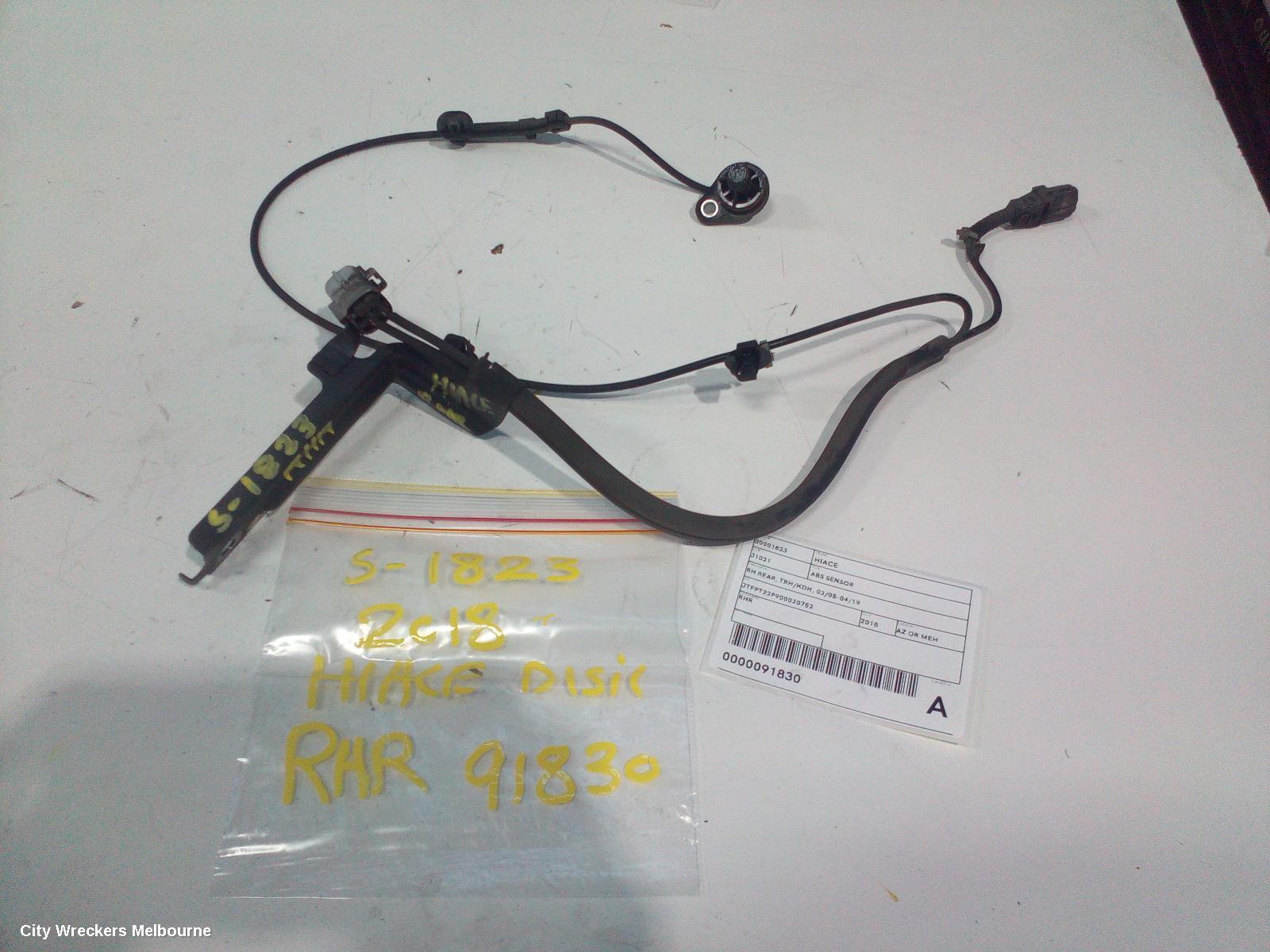 TOYOTA HIACE ABS SENSOR, REAR, PAIR, W/ LOOM TYPE, TRH/KDH, 03/2005 - 04/2019 - Image 3