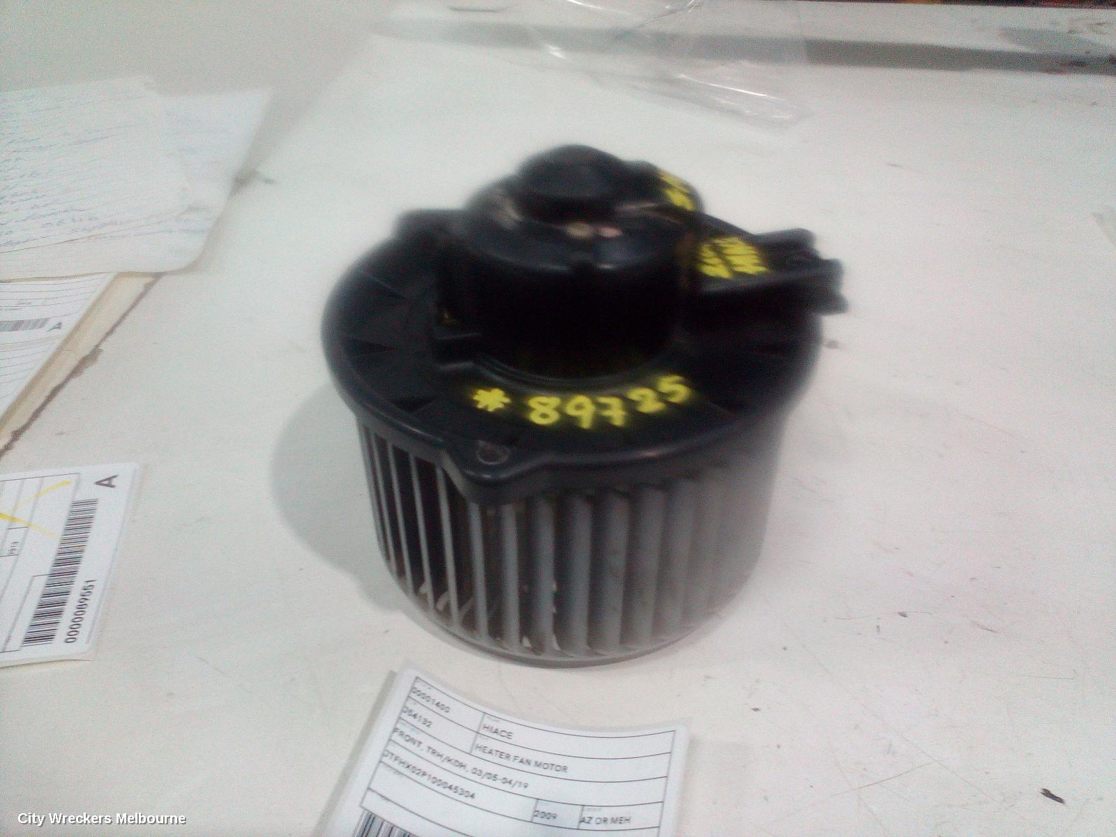 TOYOTA HIACE HEATER FAN MOTOR, FRONT, TRH/KDH, 03/2005 - 04/2019 - Image 2
