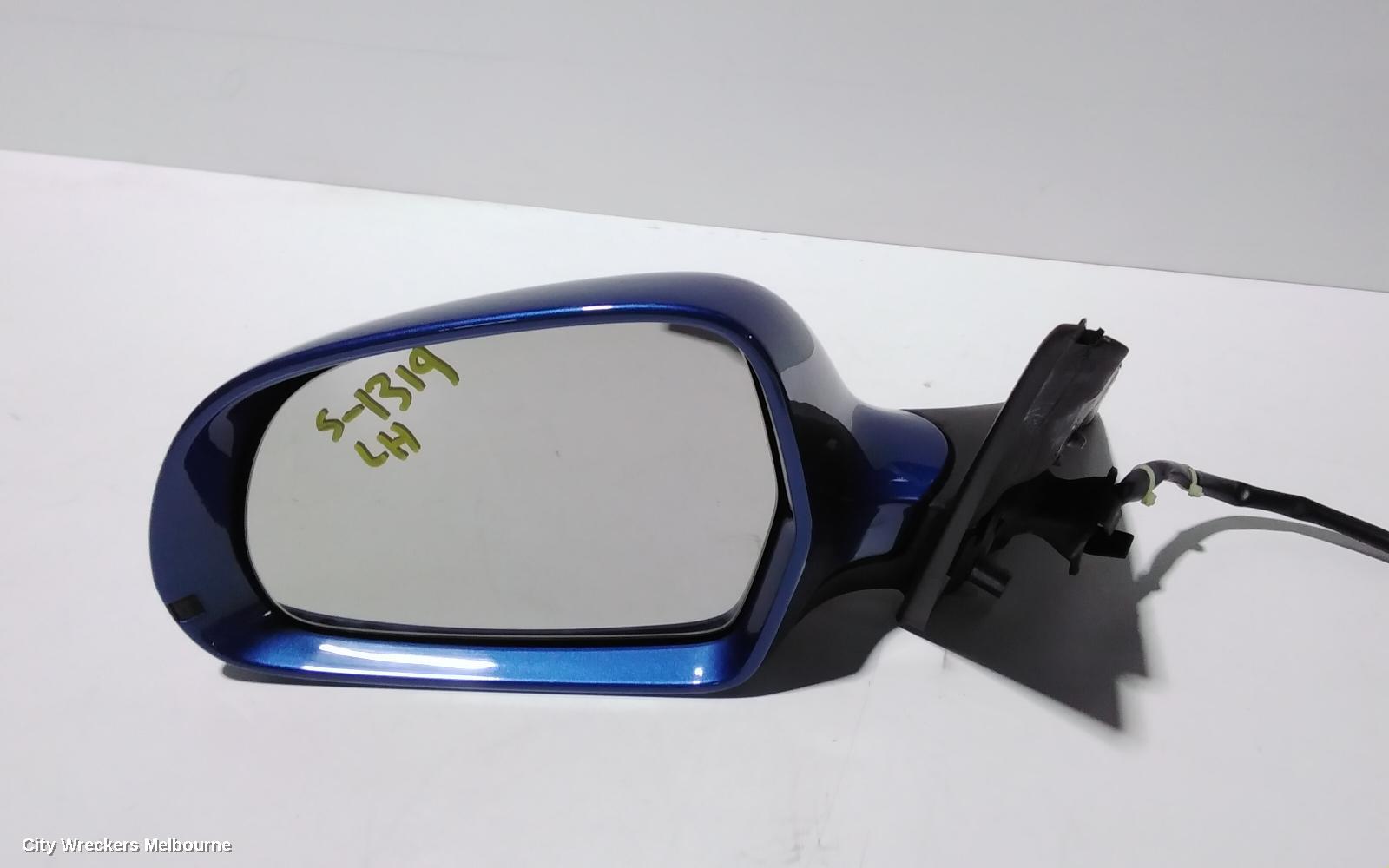 AUDI A4 LEFT DOOR MIRROR, B8 8K, A4, MANUAL FOLD, NO LANE CHANGE ASSIST TYPE, 1 PLUG (6 WIRE), 02/2008 - 05/2009 - Image 2