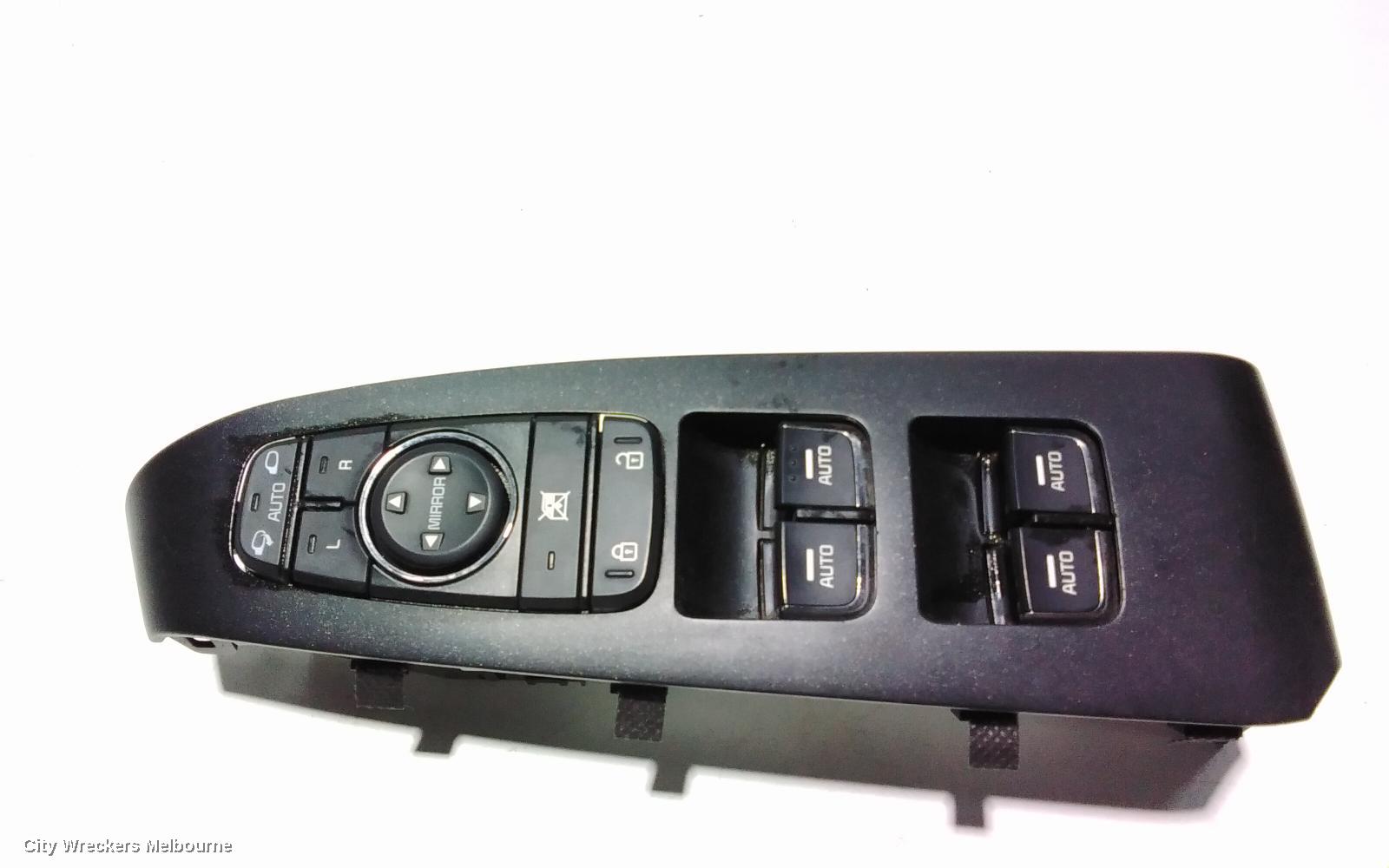 KIA CARNIVAL/GRAND CARNIVAL PWR DR WIND SWITCH, RH FRONT (MASTER SWITCH), W/ AUTO FOLD MIRROR SWITCH & ALL AUTO WINDOW SWITCH, YP, 02/2015 - 10/2020 - Image 2