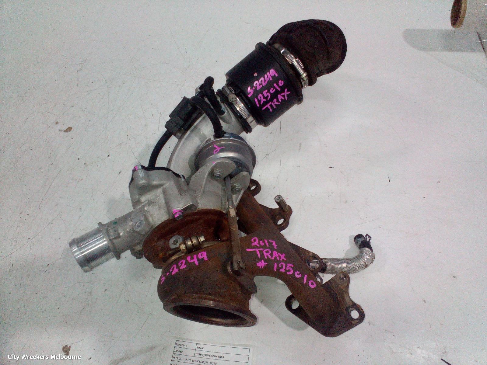 HOLDEN TRAX TURBO SUPERCHARGER, PETROL, 1.4, TJ SERIES, 08/2014 - 12/2020 - Image 2