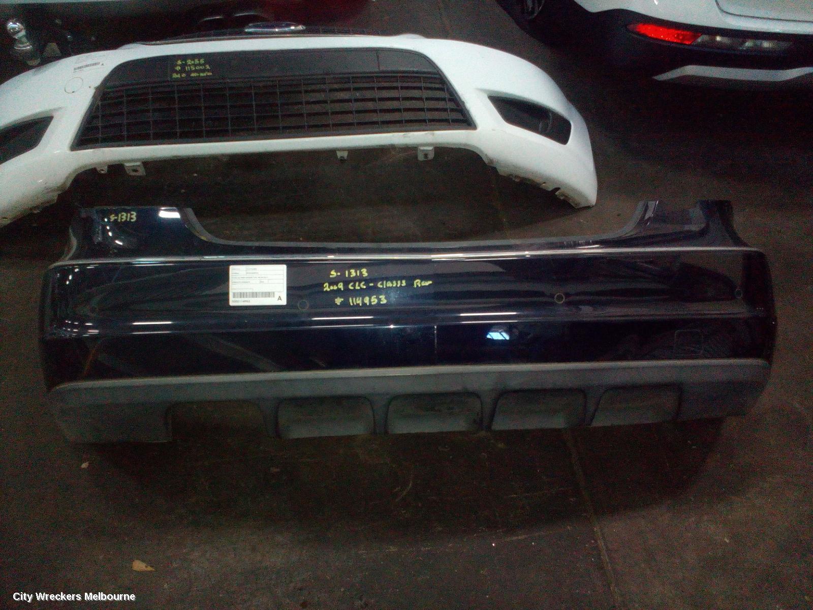 MERCEDES CLC CLASS REAR BUMPER, CL203, W/ PARK SENSOR TYPE, 08/2008 - 03/2011 - Image 1