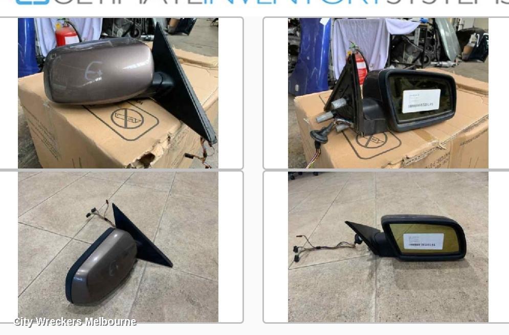 BMW 5 SERIES RIGHT DOOR MIRROR, E60/E61, AUTO DIP, W/ LIGHT PACKAGE & MEMORY TYPE, 3 PLUG (6/4/2 WIRE), 10/2003 - 09/2005 - Image 1