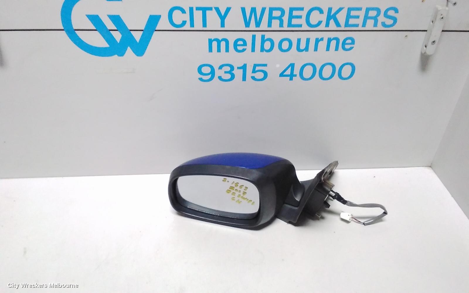 SUZUKI SWIFT LEFT DOOR MIRROR, RS415/RS416, NON INDICATOR, 3 WIRE TYPE, MIRROR ON HEAD #011115, 09/2004 - 02/2011 - Image 1